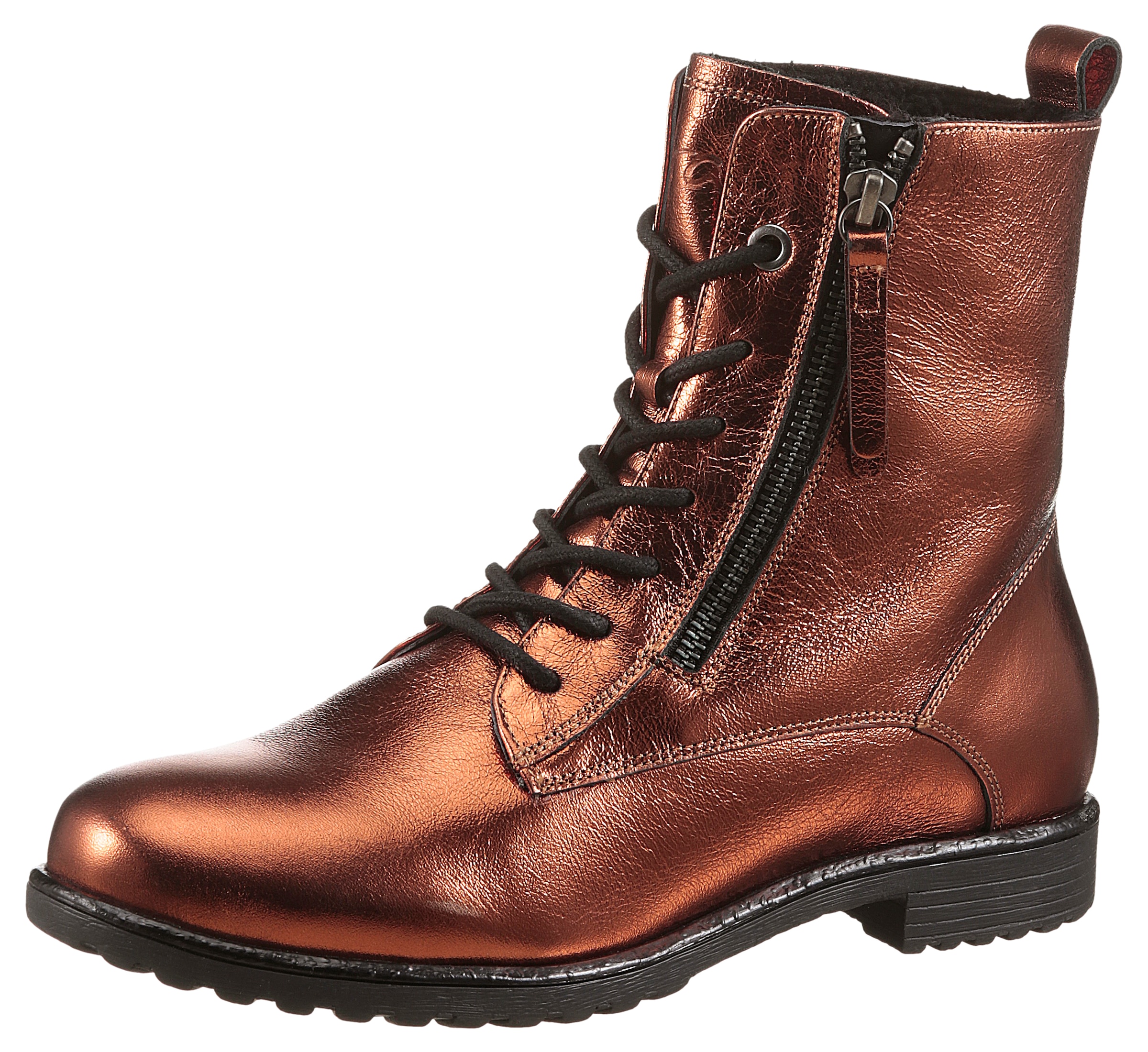 Ara Schnürboots "LIVERPOOL", Kurzstiefel, Biker Boots in Bequemweite G (= w günstig online kaufen