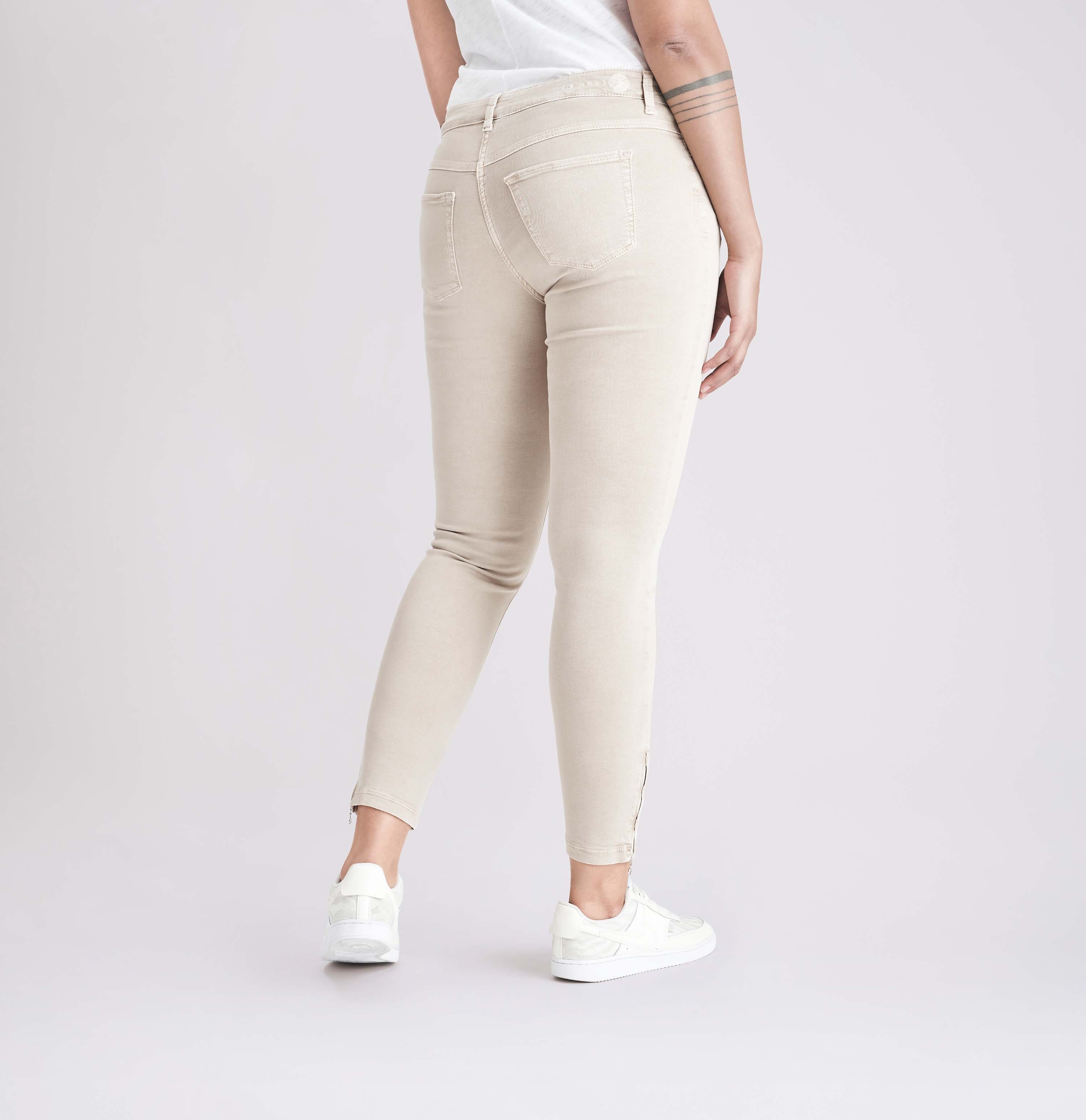 MAC 7/8-Jeans »Dream Chic«, verkürzte Form mit Reißverschluss