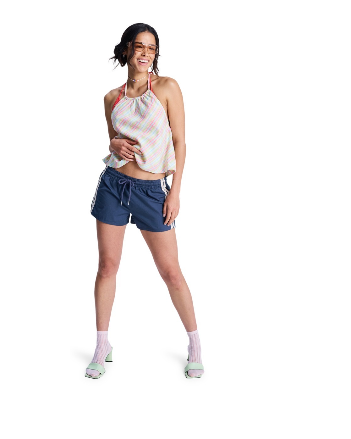 ROXY Sunlit Smiles Damen Shorts Blau M 3