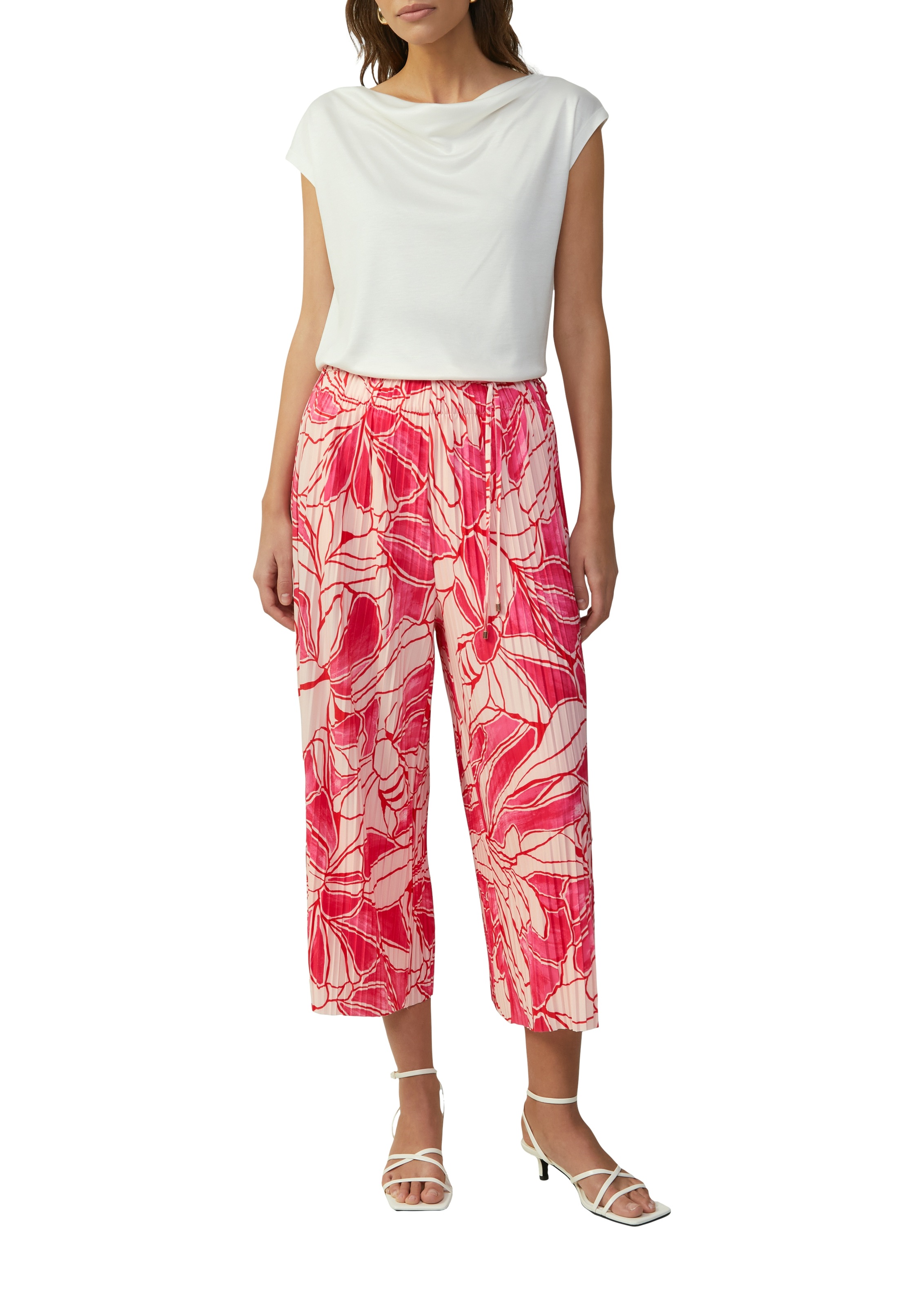 s.Oliver BLACK LABEL Stoffhose, mit All-Over Print und Stuktur günstig online kaufen