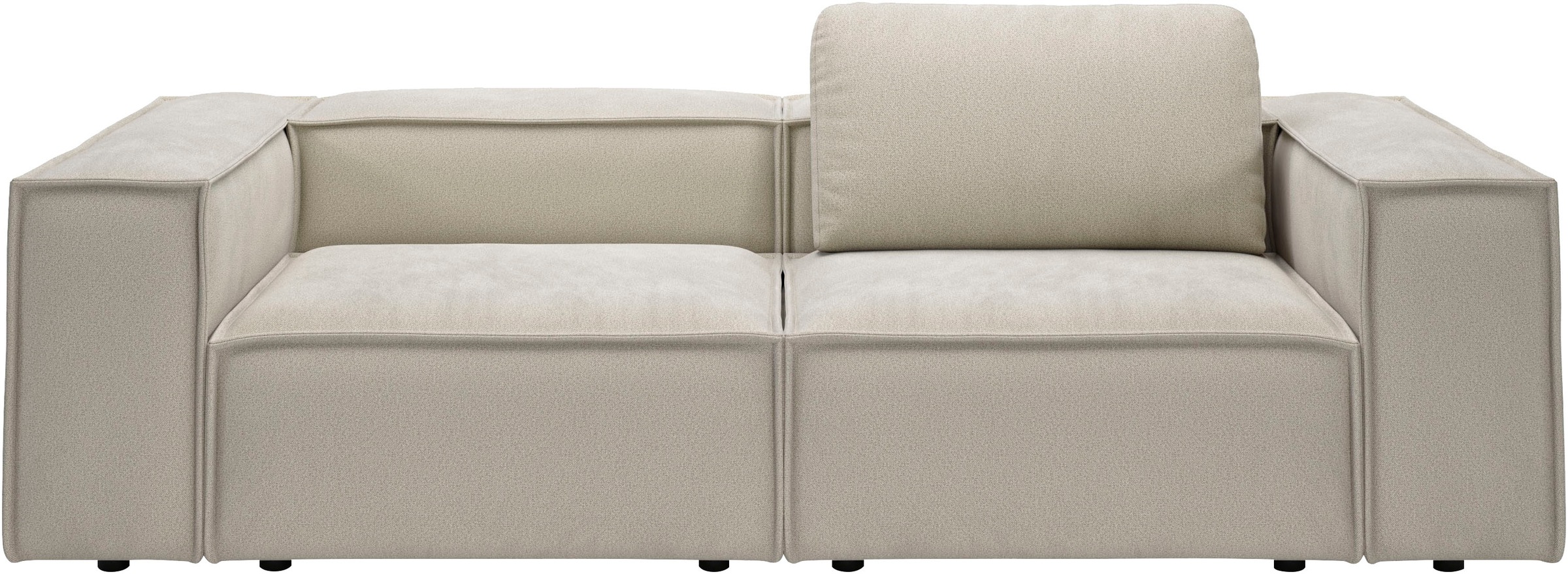 Places of Style 2-Sitzer »Watertown, modernes Sofa 246 cm breit, auch in Feincord«, stilvolles Sofa für 2 Personen mit extra breiter Sitzfläche