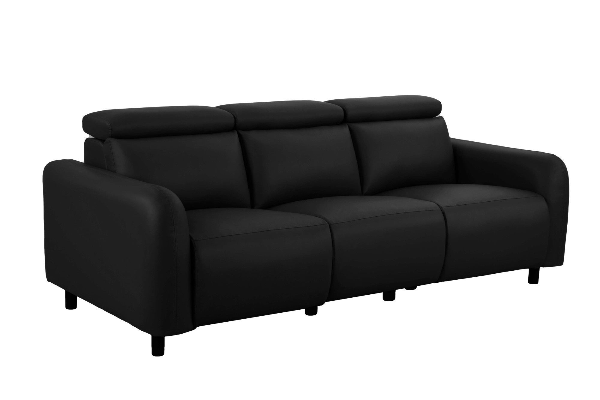 Home affaire 3-Sitzer »SKAANE Kunstleder, Sofa mit manueller-u. elektrischer Relaxfunktion«, Relax-Funktion in 2 Sitzen, Kopfteilverstellung, Federkernpolsterung