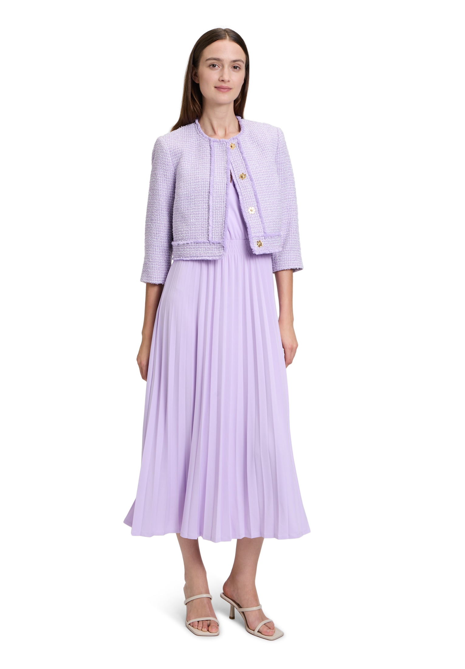 Betty&Co Plisseekleid »Betty & Co Plisseekleid ohne Arm«, Plissee