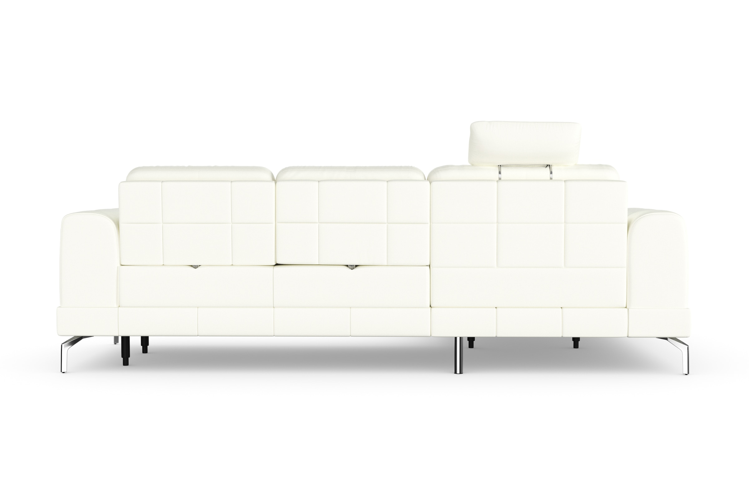 sit&more Ecksofa »Bendigo L-Form«, inklusive Sitztiefenverstellung, Bodenfreiheit 15 cm, 2 Fußfarben