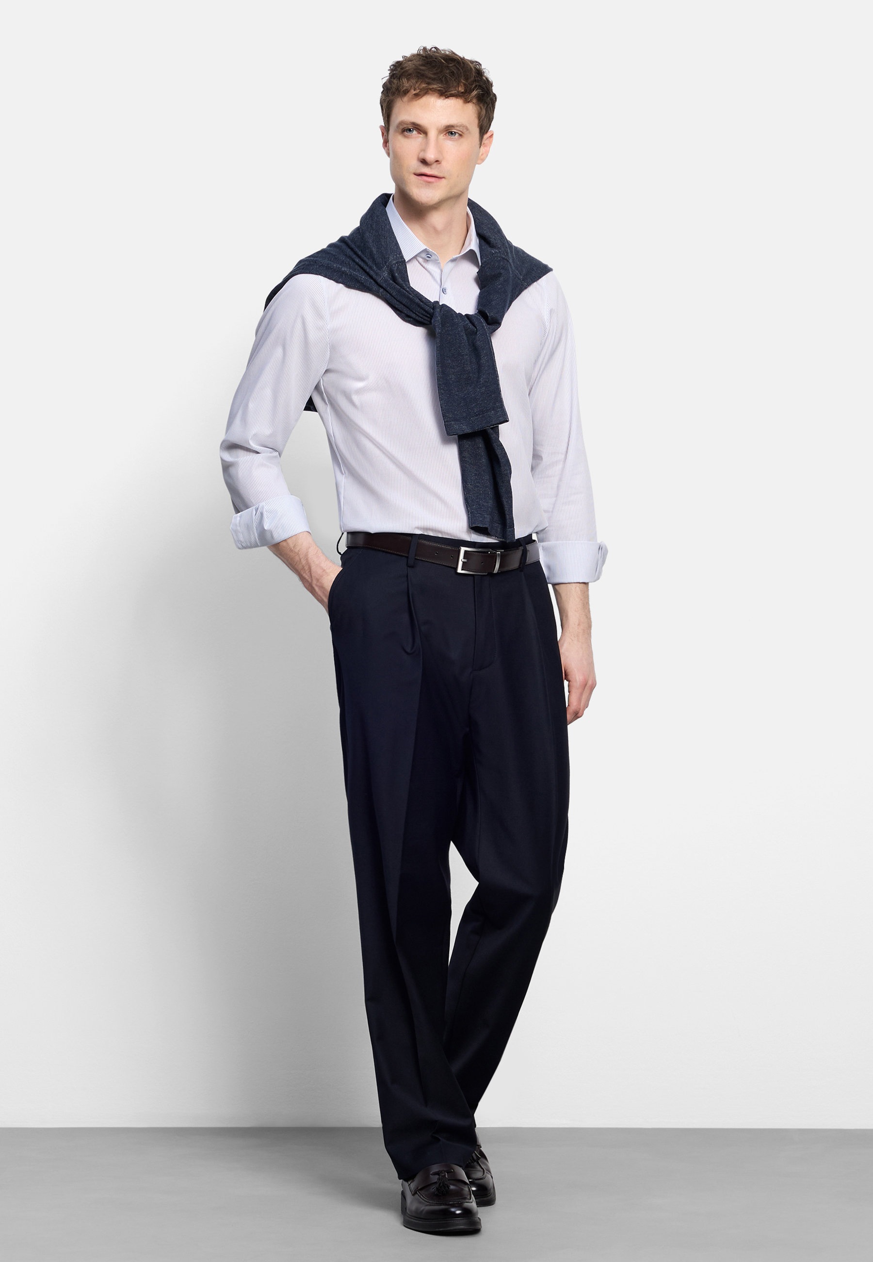 Chemise Affaires OLYMP Level Five Marine Taille 39 8