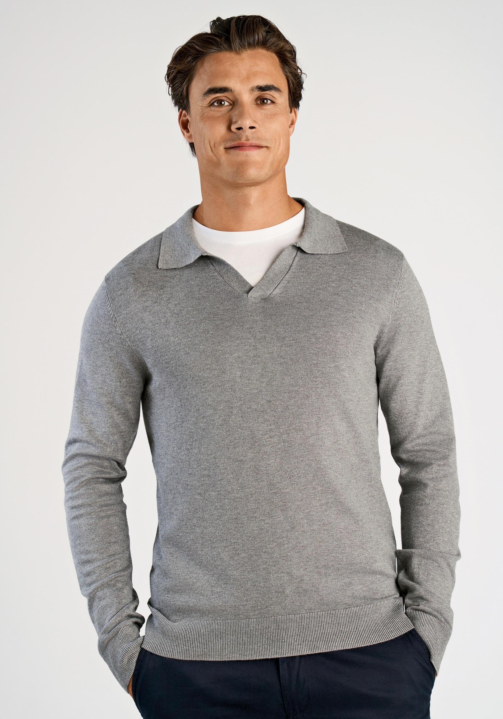 LINDBERGH Poloshirt "Strickpullover Slim Fit" günstig online kaufen