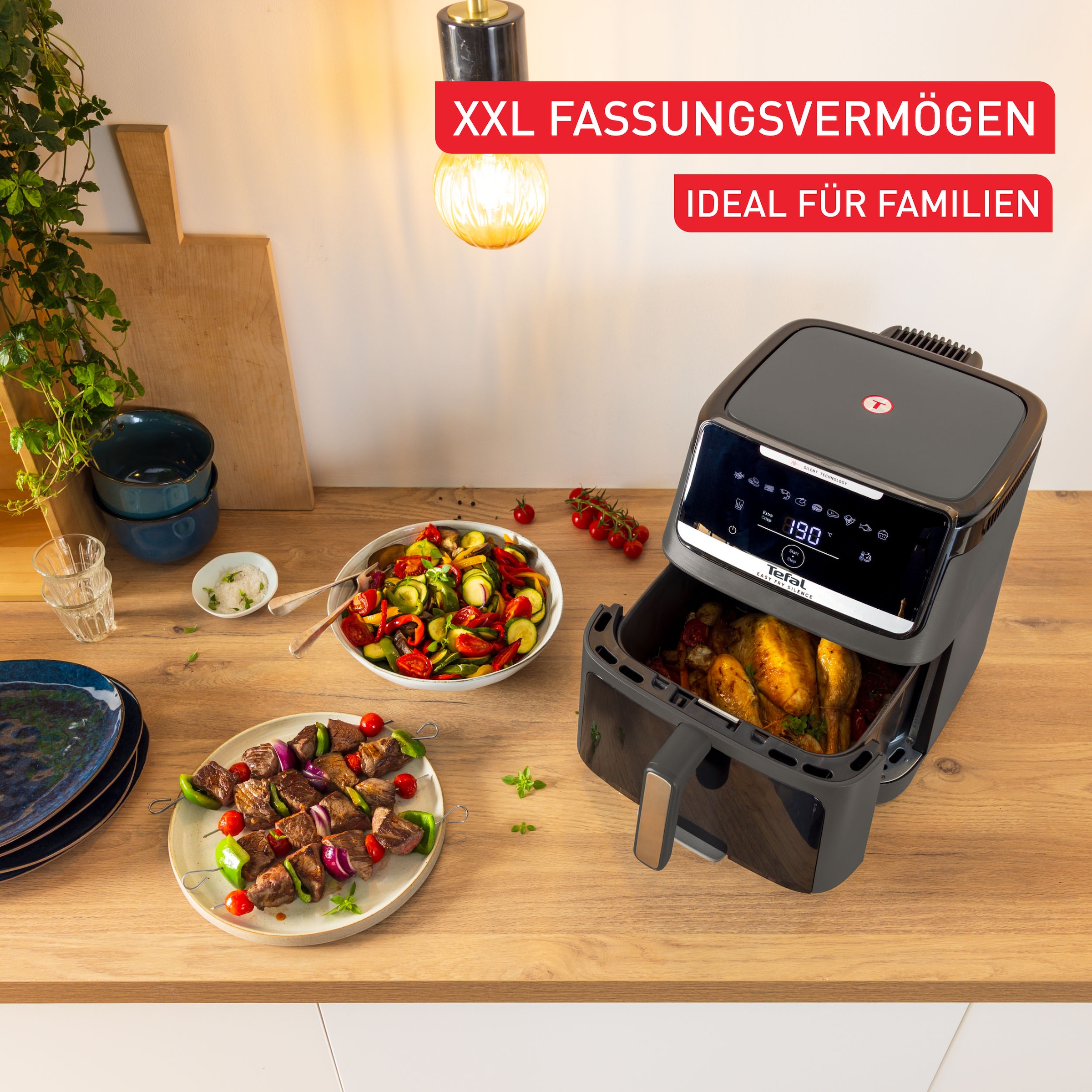 Tefal Heißluftfritteuse »Easy Fry Silence XXL« 1800 W