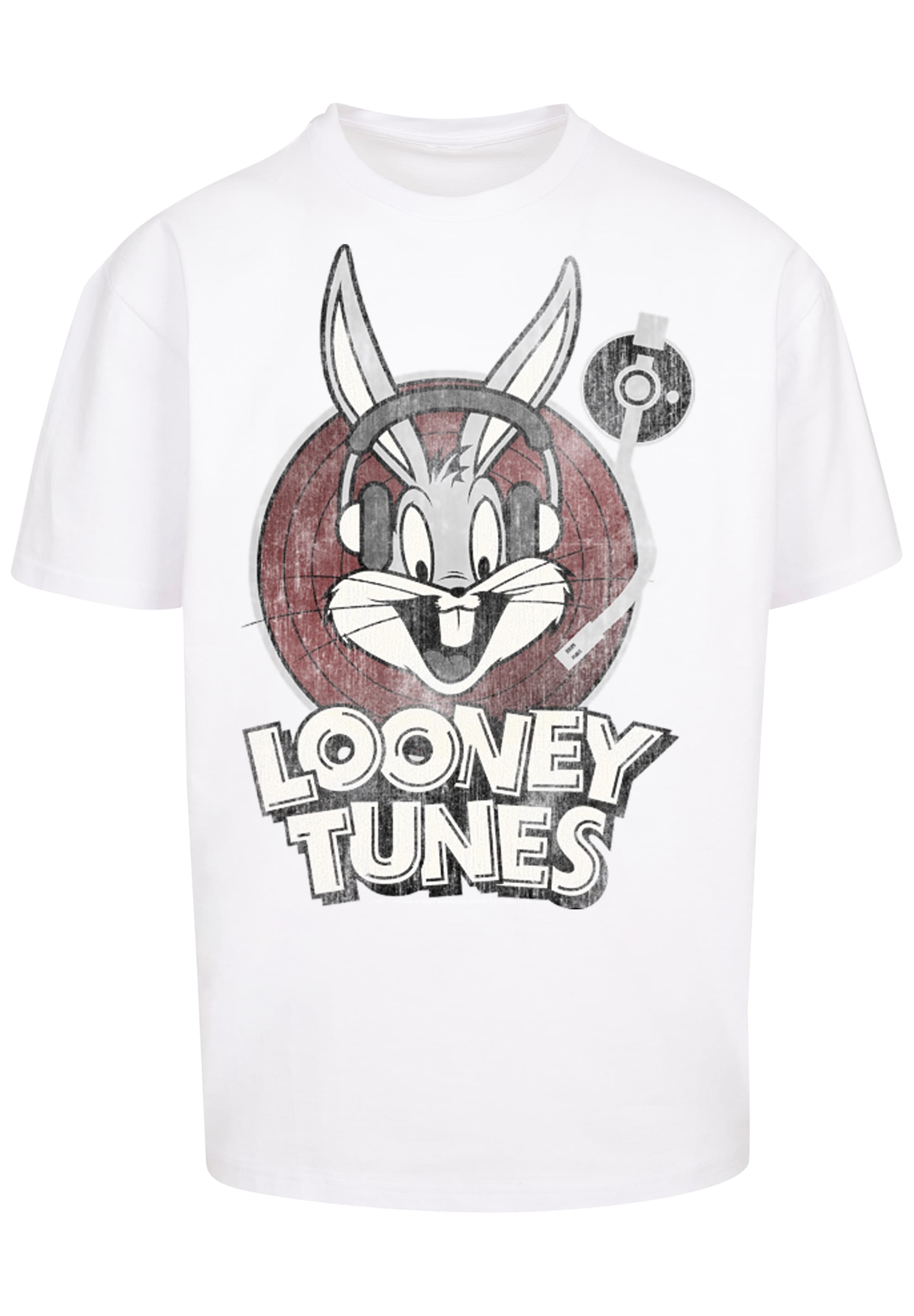 F4NT4STIC Kurzarmshirt »F4NT4STIC Herren Looney Tunes Bugs Bunny with Heavy Oversize Tee«, (1 tlg.)