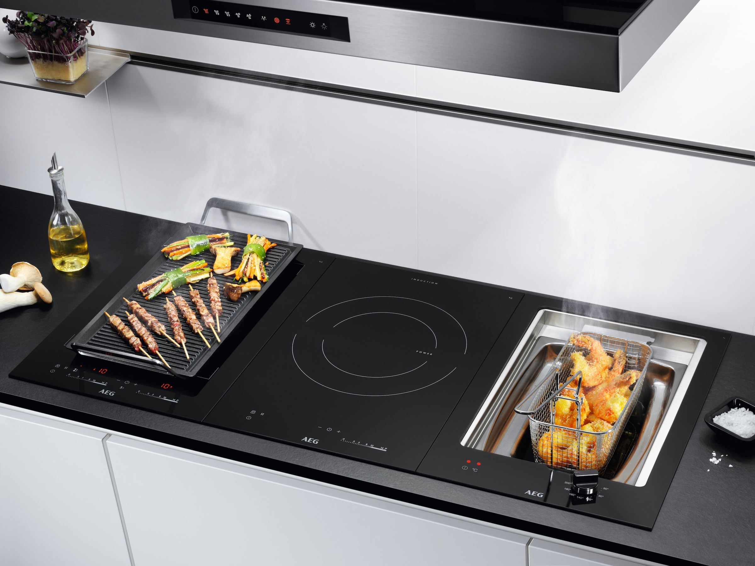 AEG Grillplattenaufsatz »Infinite Plancha-Grill A9HL33«, Verwandle dein Kochfeld in einen Grill