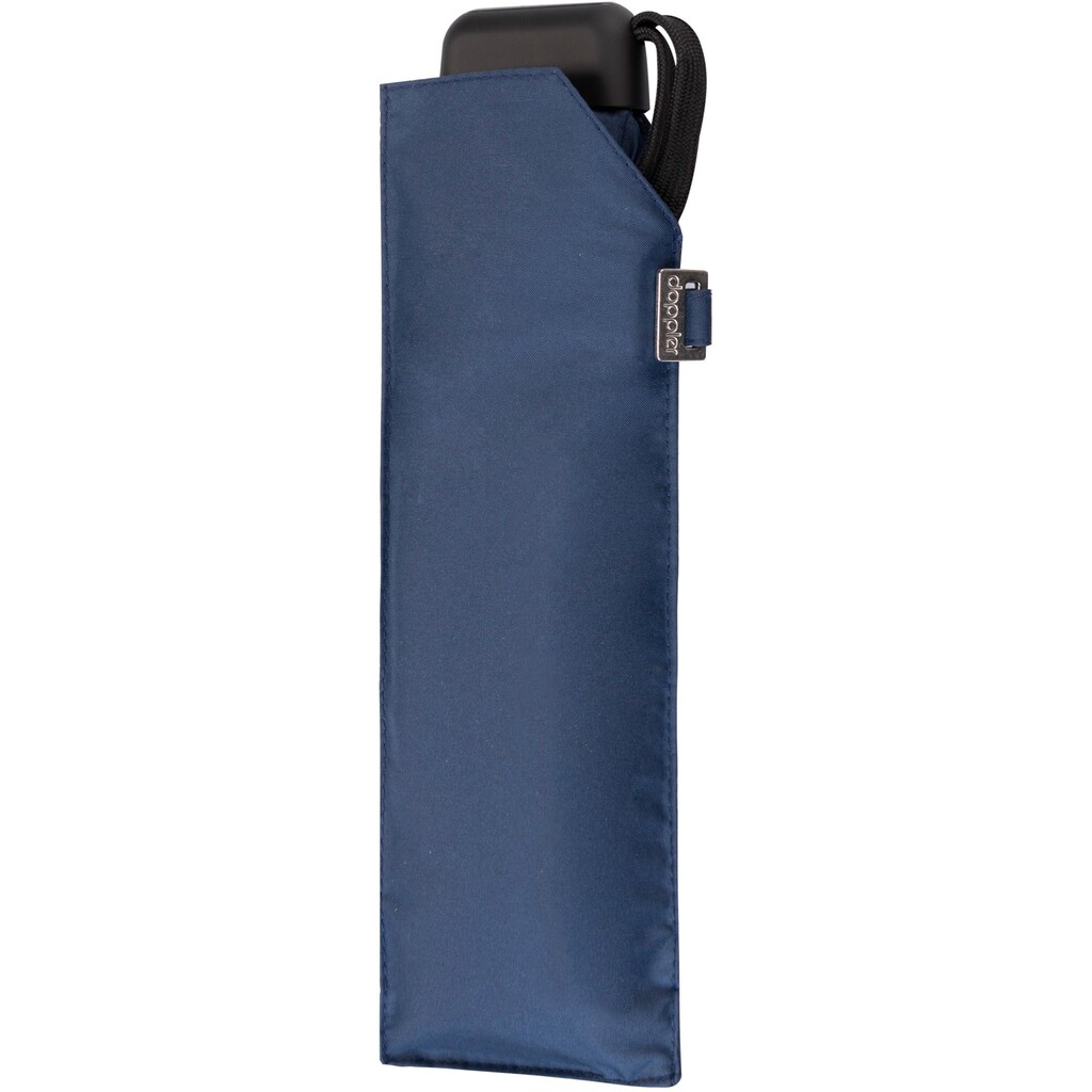 doppler® Taschenregenschirm »Carbonsteel Mini Slim uni, Navy«