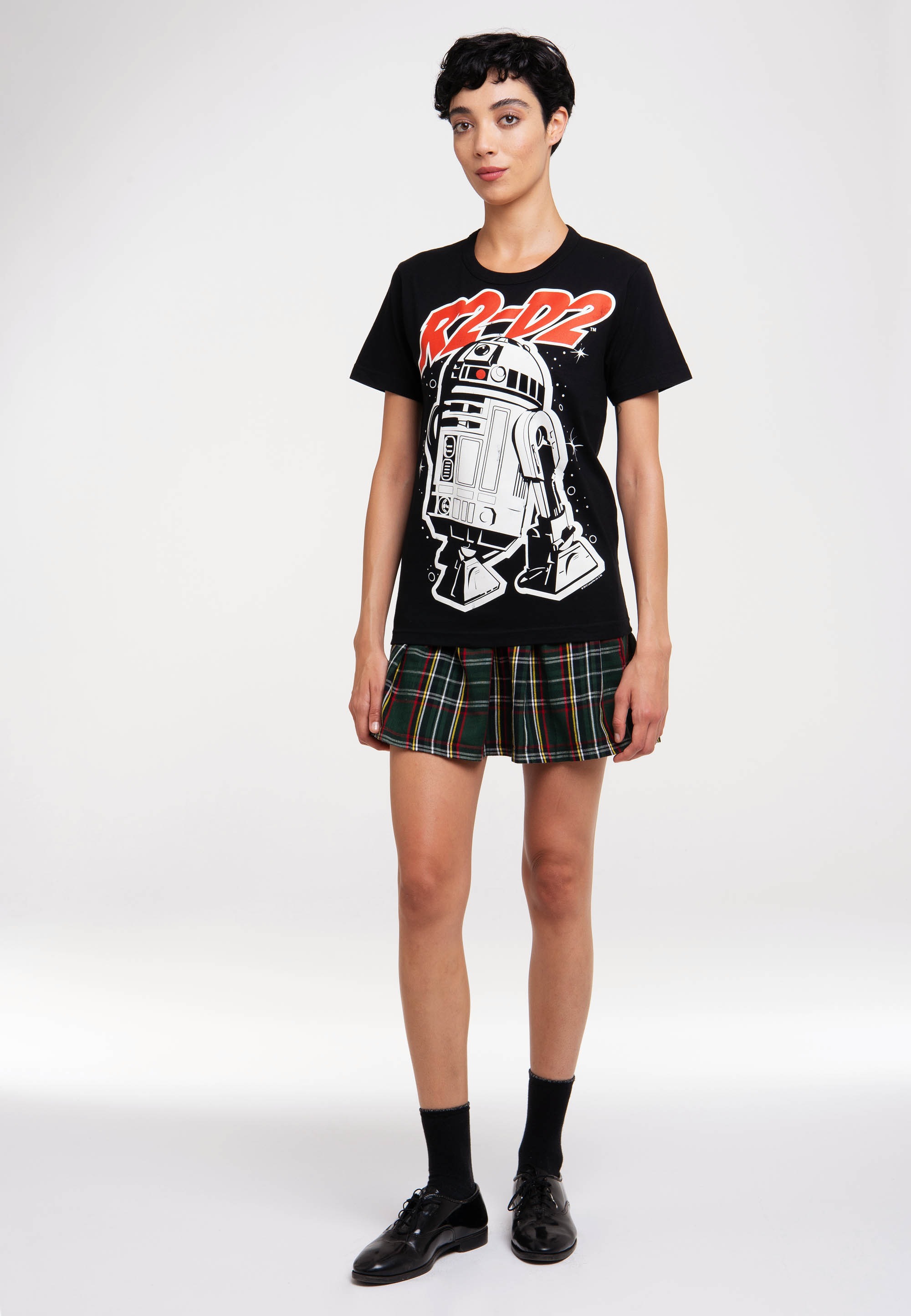 LOGOSHIRT T-Shirt »Star Wars - R2-D2«, mit coolem Print