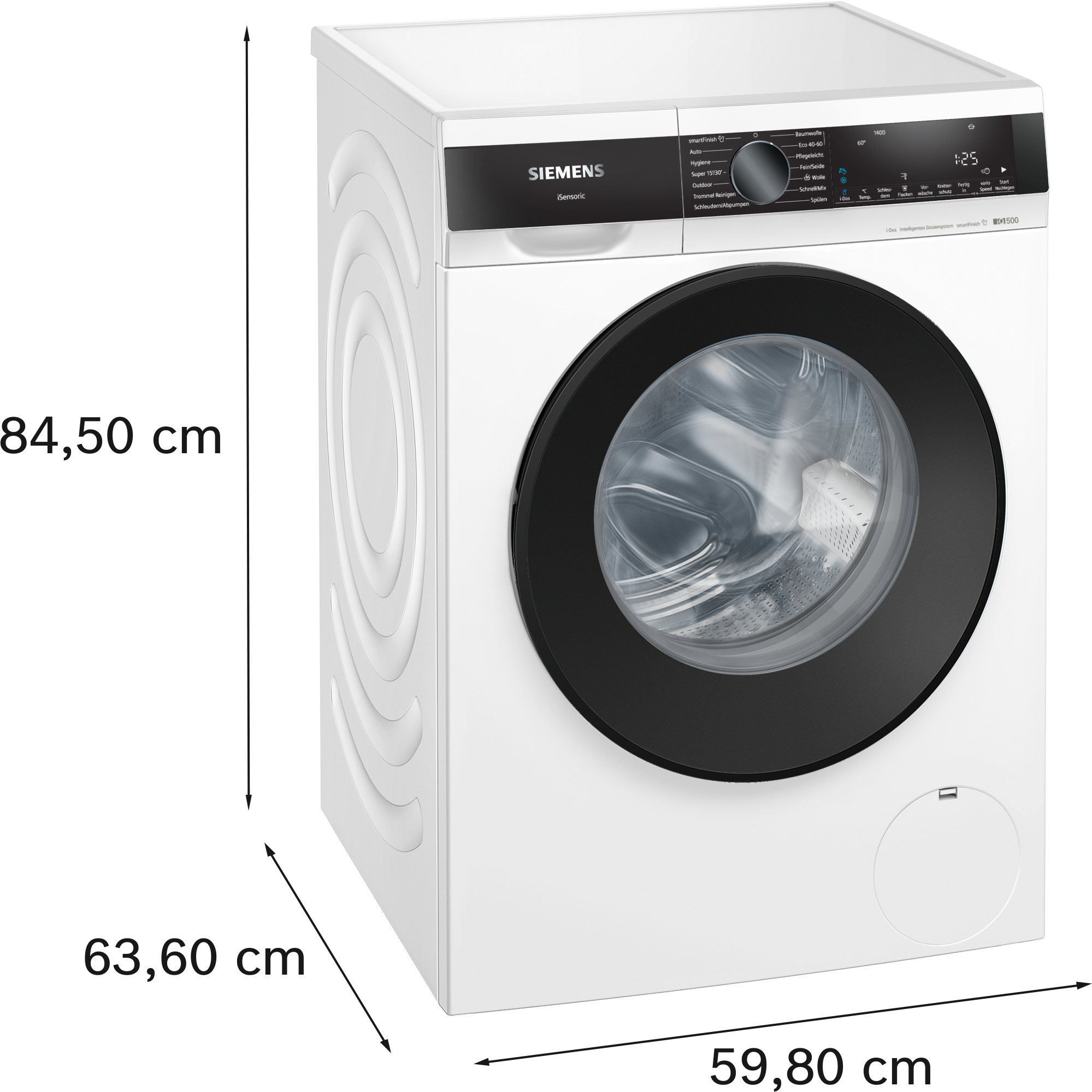 SIEMENS Waschmaschine iQ500 »WG44G2F22«, 9 kg, 1400 U/min