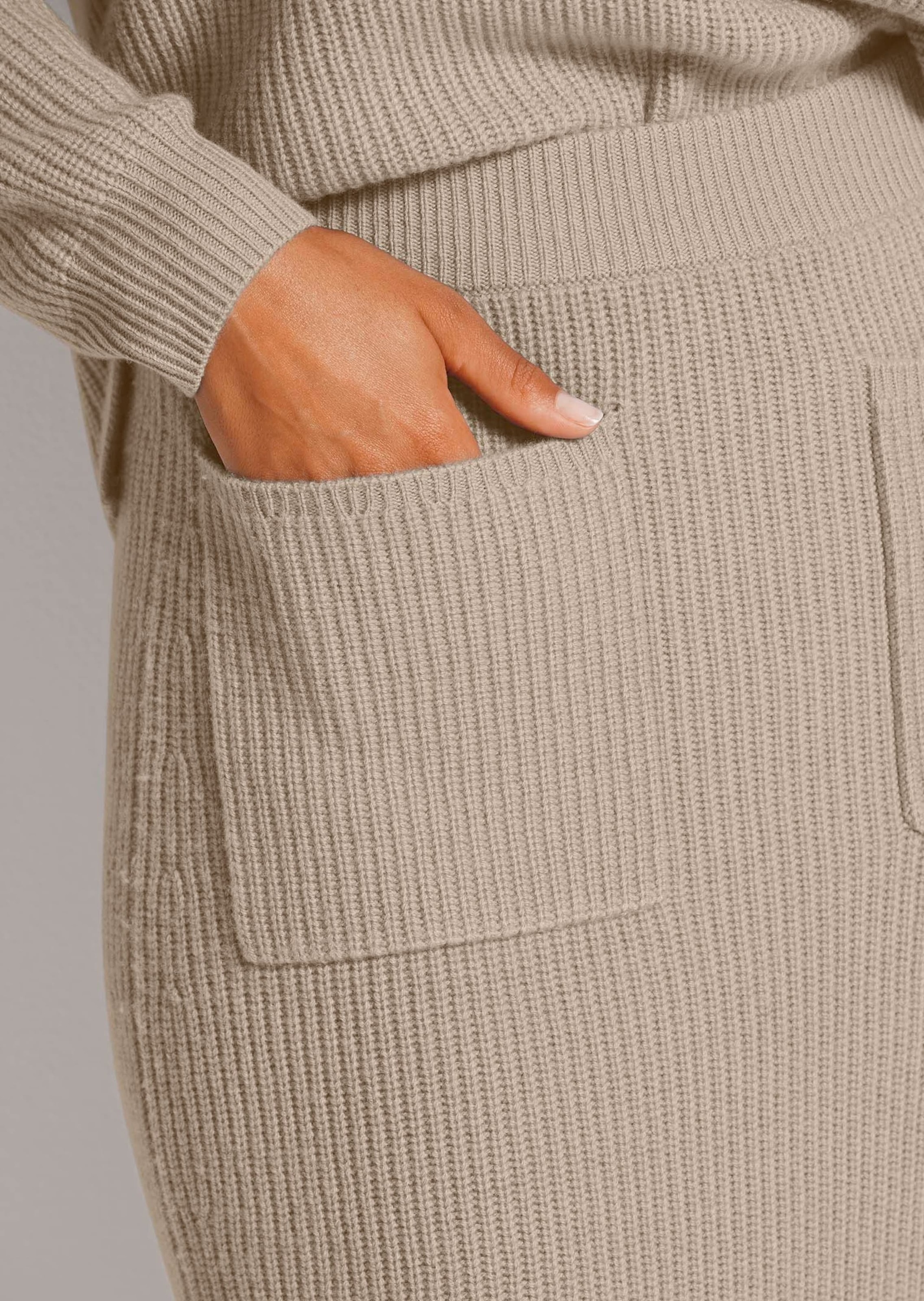 MADELEINE Midirock »Strickrock Eleganter Strickrock mit Schlupfbund«