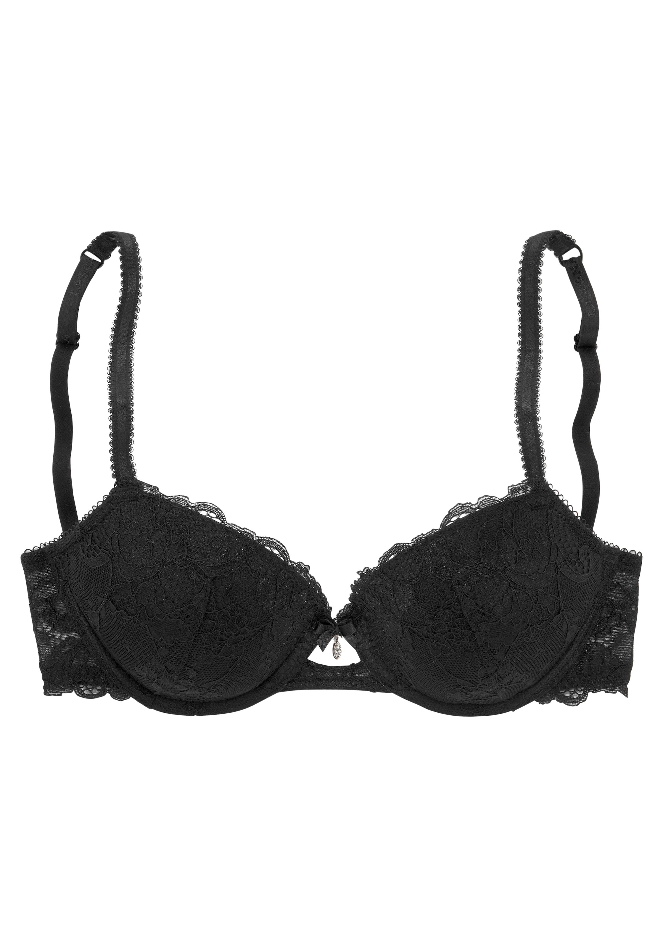 LASCANA Push-up-BH, aus floraler Spitze, Dessous