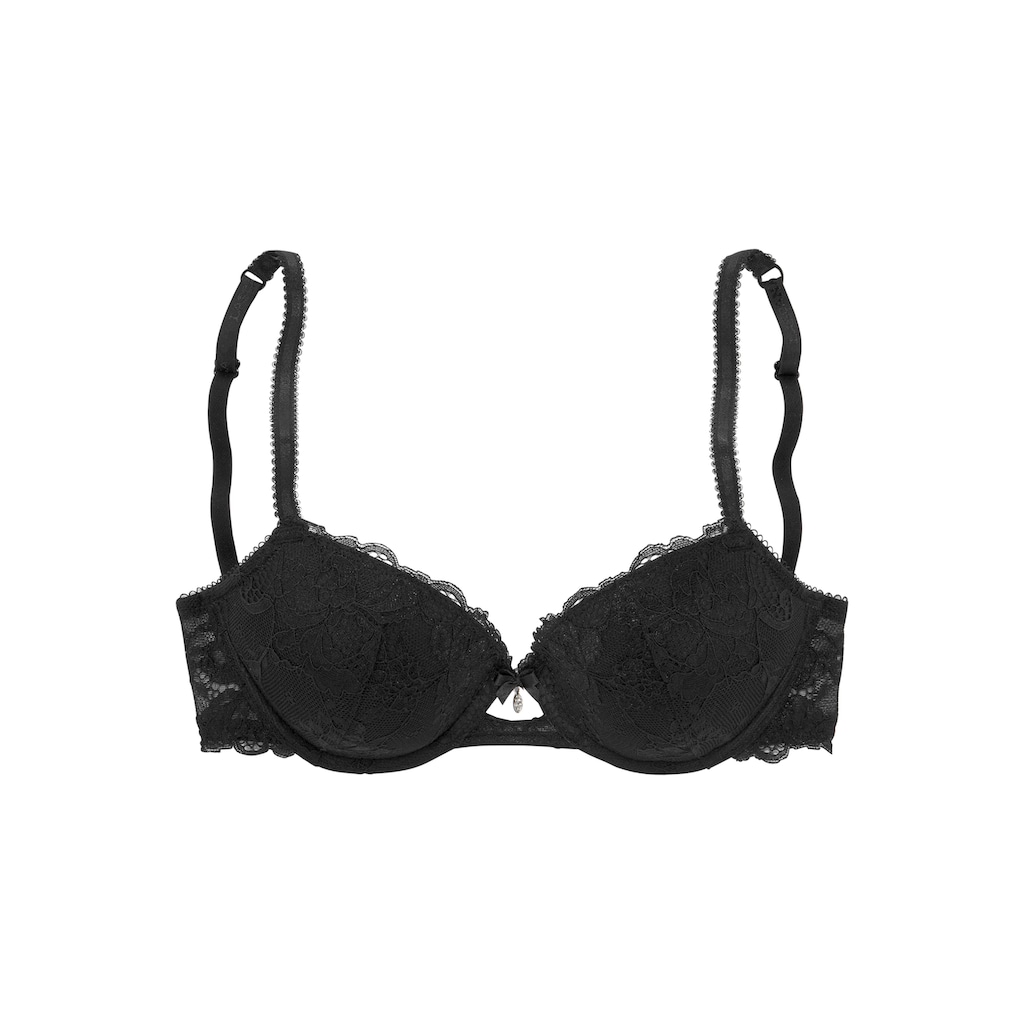 LASCANA Push-up-BH, aus floraler Spitze, Dessous