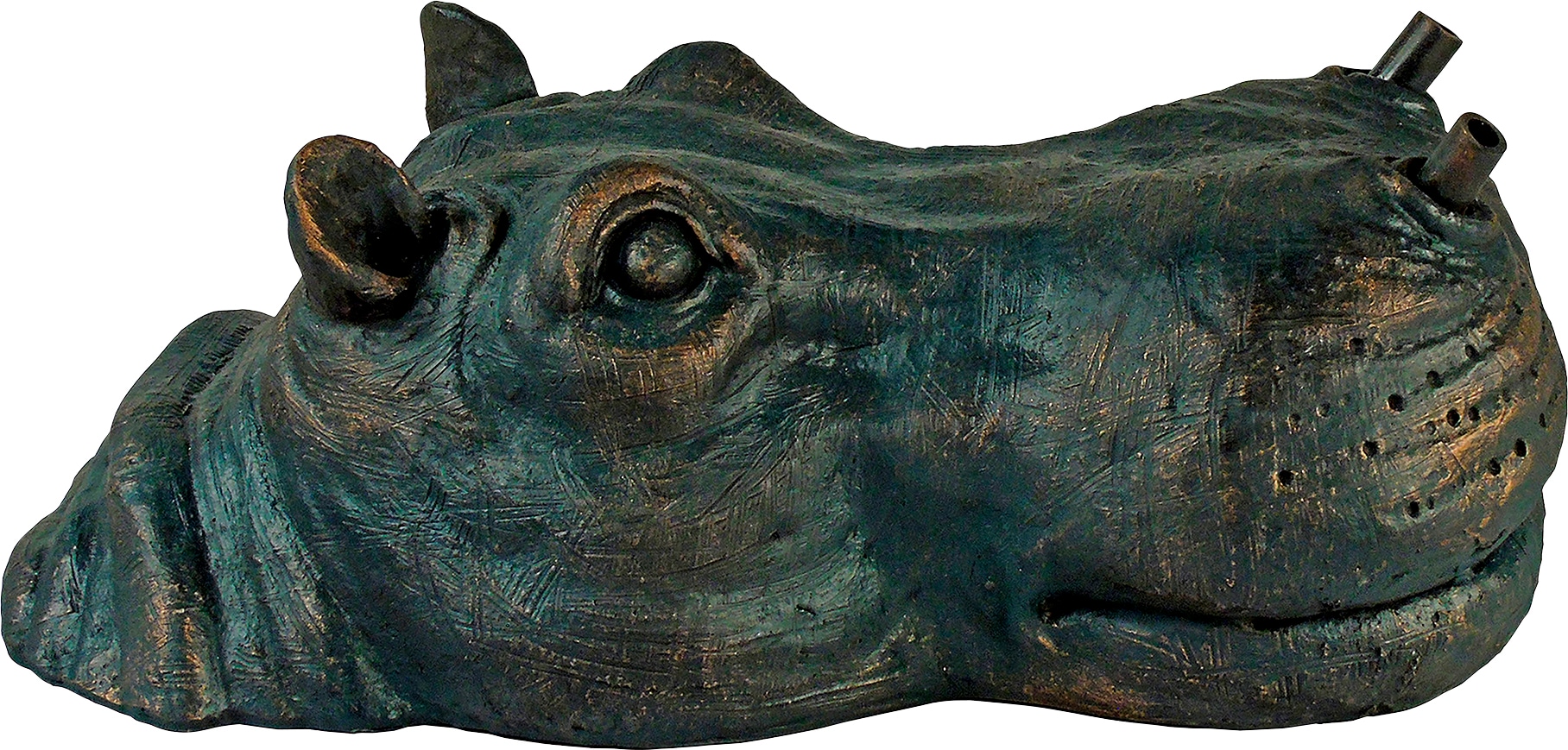 Ubbink Wasserspeier »Hippo«, Schwimmt auf dem Wasser, BxLxH: 15x28x11 cm