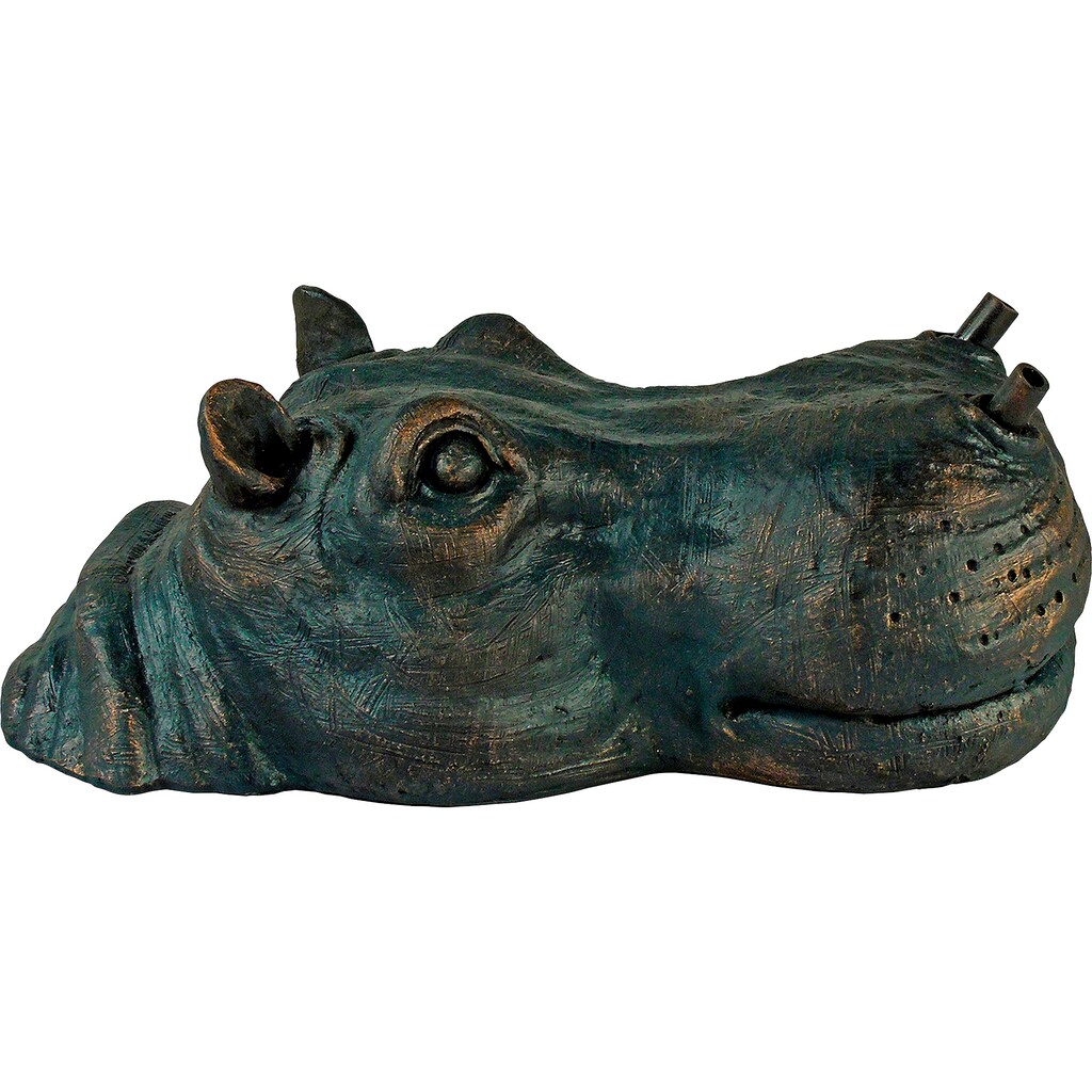 Ubbink Wasserspeier »Hippo«, Schwimmt auf dem Wasser, BxLxH: 15x28x11 cm