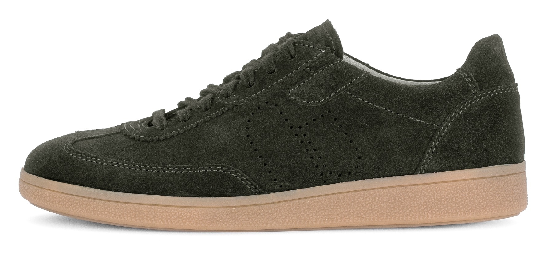 Pius Gabor Sneaker, Freizeitschuh, Schnürschuh, Halbschuh mit Perforation, G-Weite