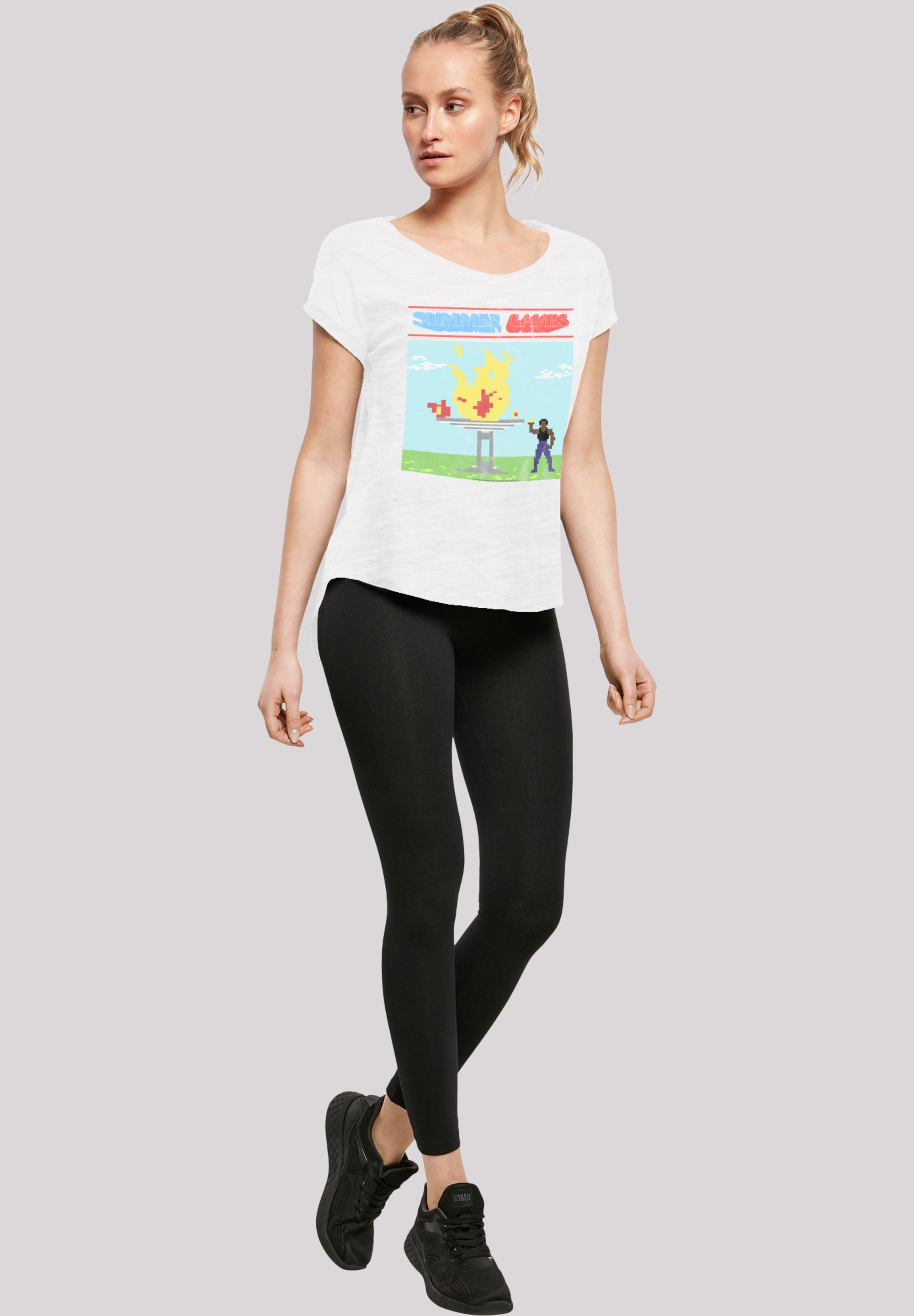 F4NT4STIC T-Shirt »Retro Gaming Summer Games«, Print