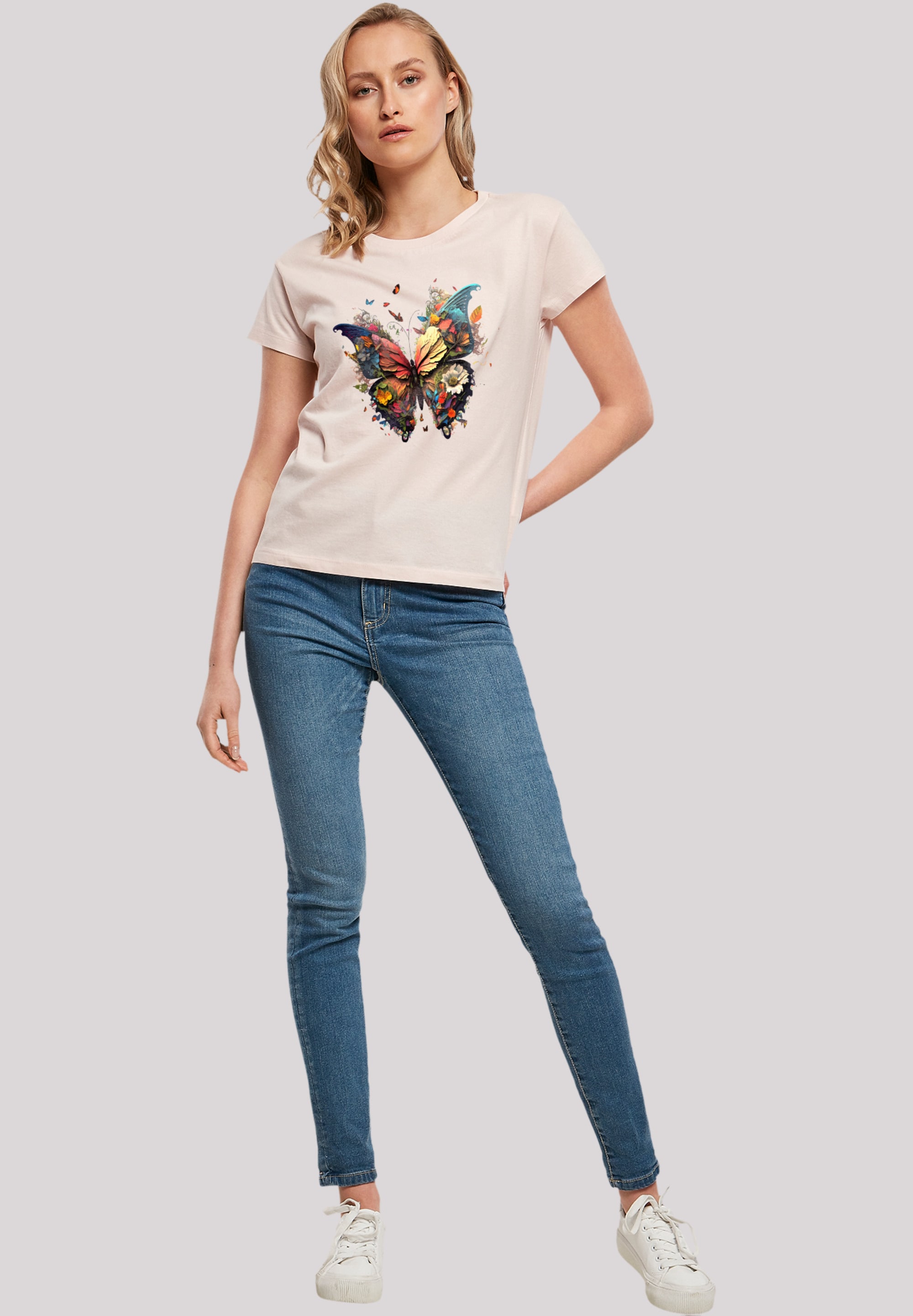 F4NT4STIC T-Shirt »Schmetterling Magic«, Print