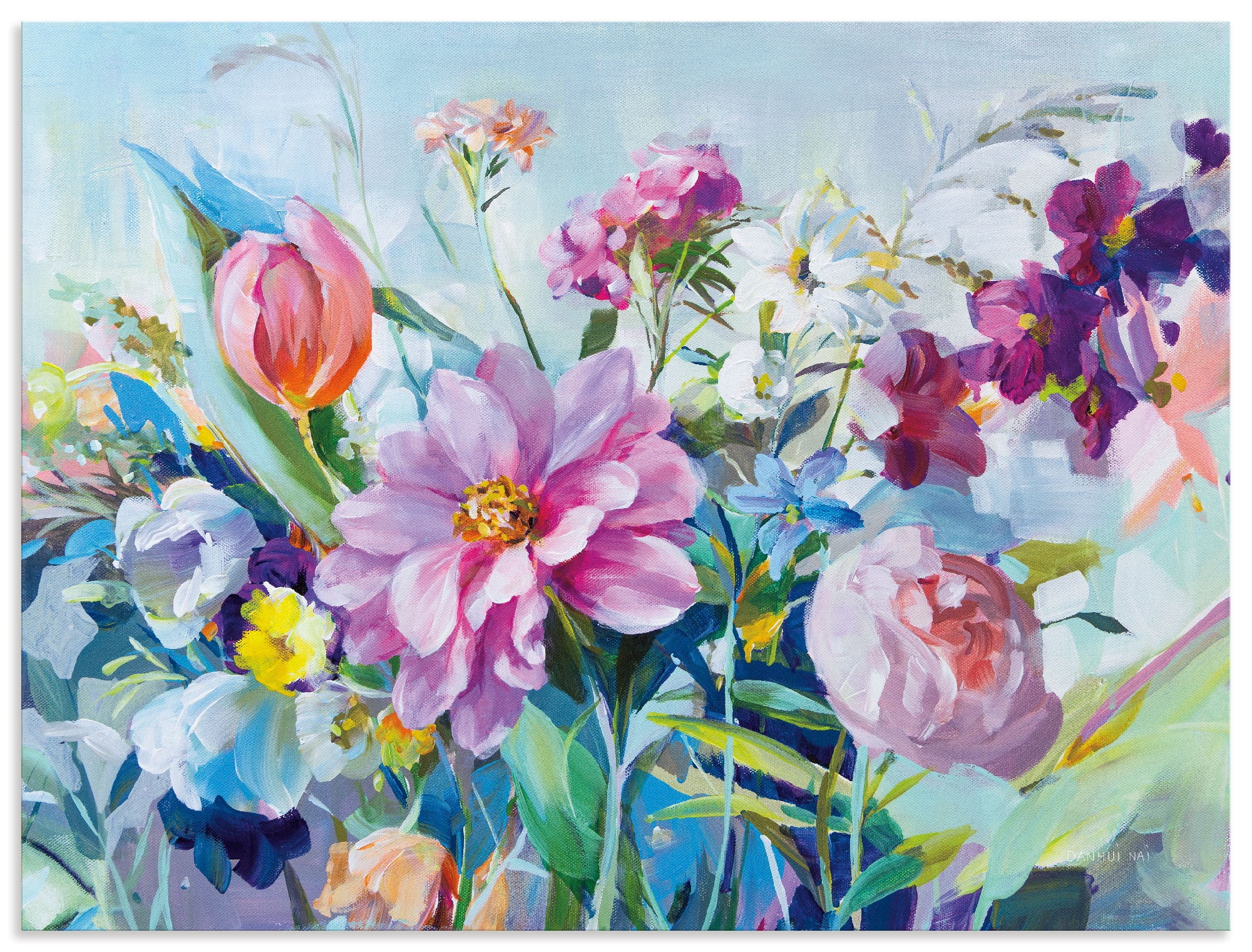 Wandbild ARTLAND "High Summer Garden I", farbe bild(er): farbig, B:80cm H:60cm, Alu Dibond, Bilder, als Alubild, Leinwandbild, Poster, Wandaufkleber in verschied. Größen