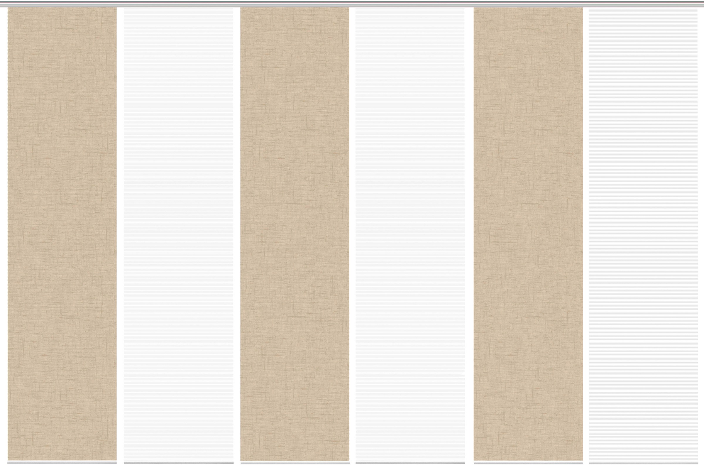 Thumbnail - Vision S Schiebegardine "PIVE 6er SET" Paneelwagen 6 Stk. tlg. Schiebevorhang Digidruck 6er Set PIVE