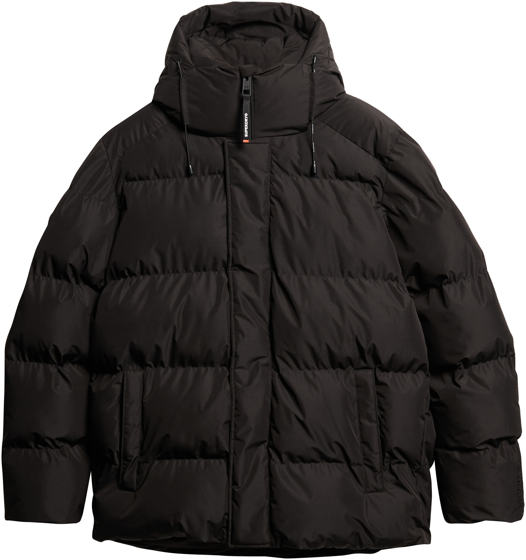 Superdry Steppjacke »HOODED 5 BAFFLE SPORTS PUFFER«, mit Kapuze