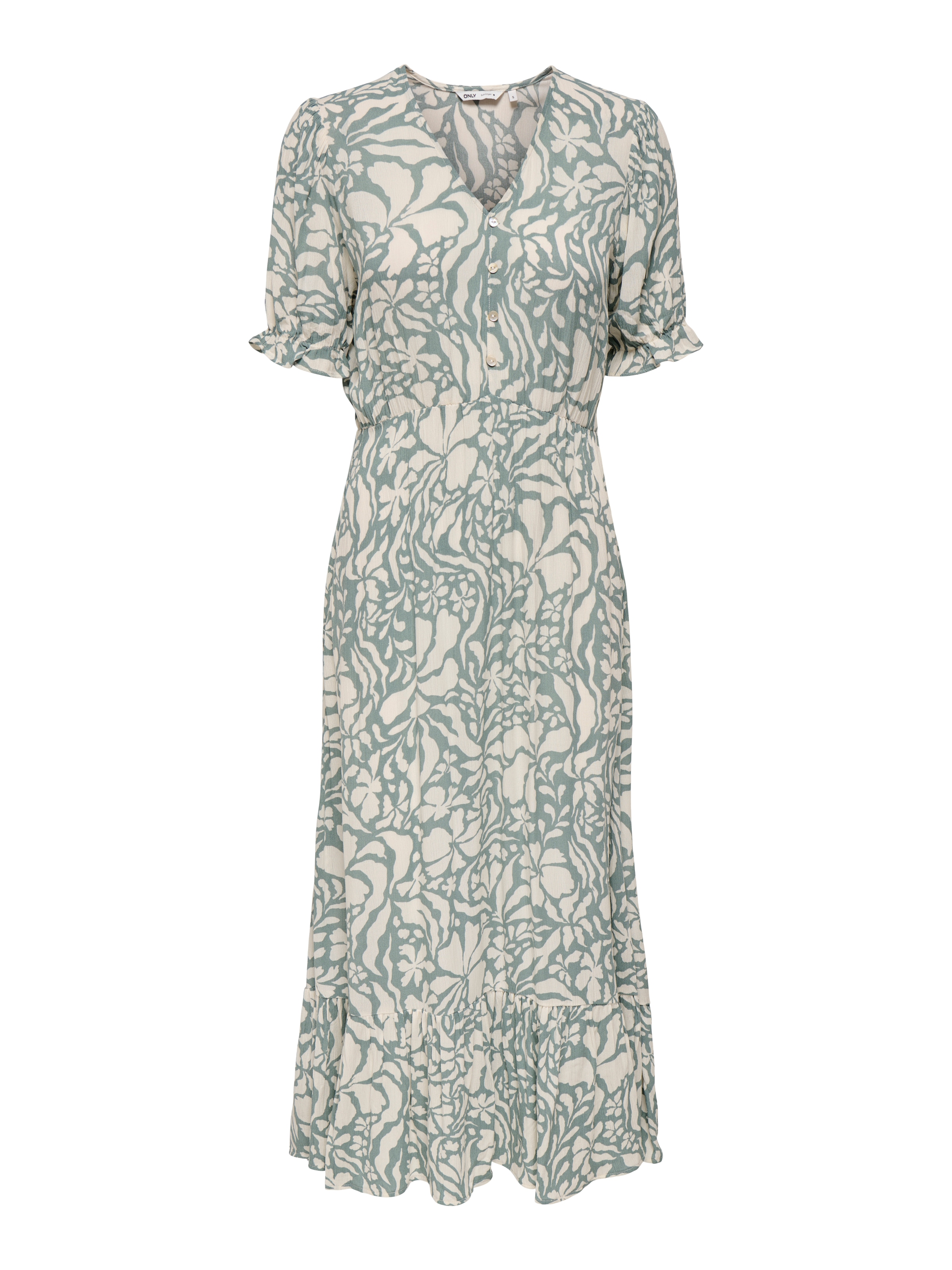 ONLY Maxikleid »ONLCHIANTI S/S LONG DRESS WVN NOOS« Viskose, regular fit