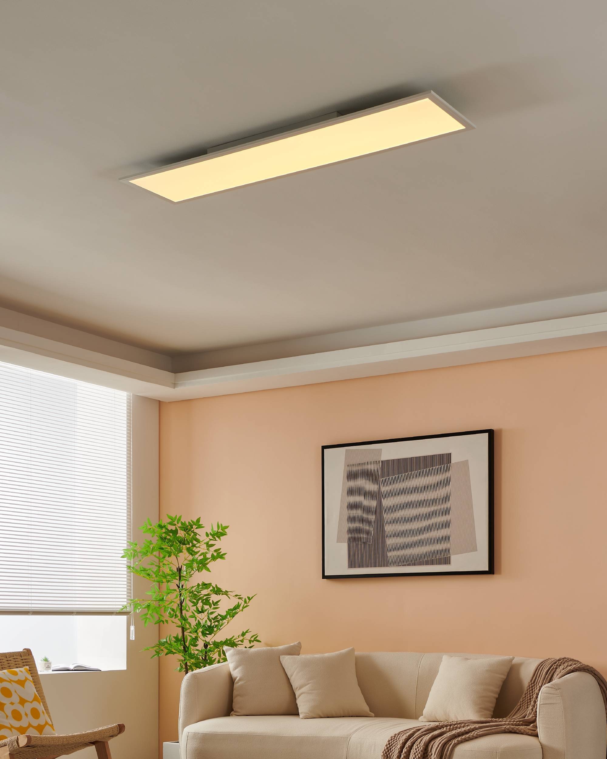 EGLO LED-Deckenleuchte »SALOBRENA-Z«,  in weiß aus Alu / inkl. LED fest integriert - 33,5 Watt