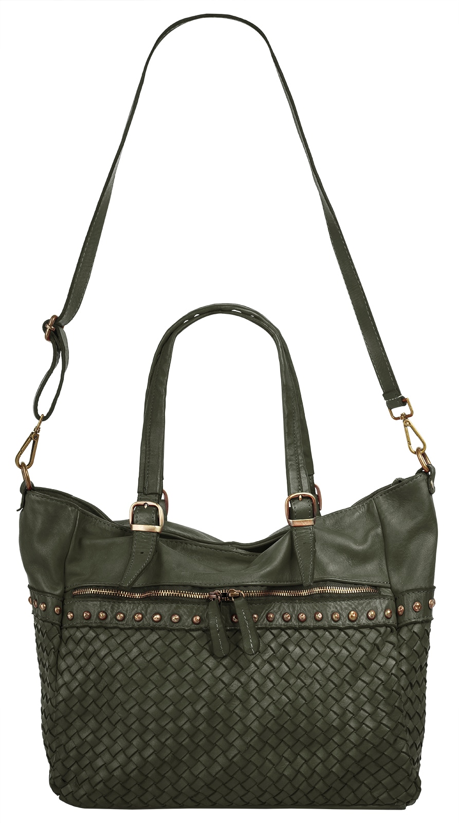 Samantha Look Shopper, echt Leder, Made in Italy