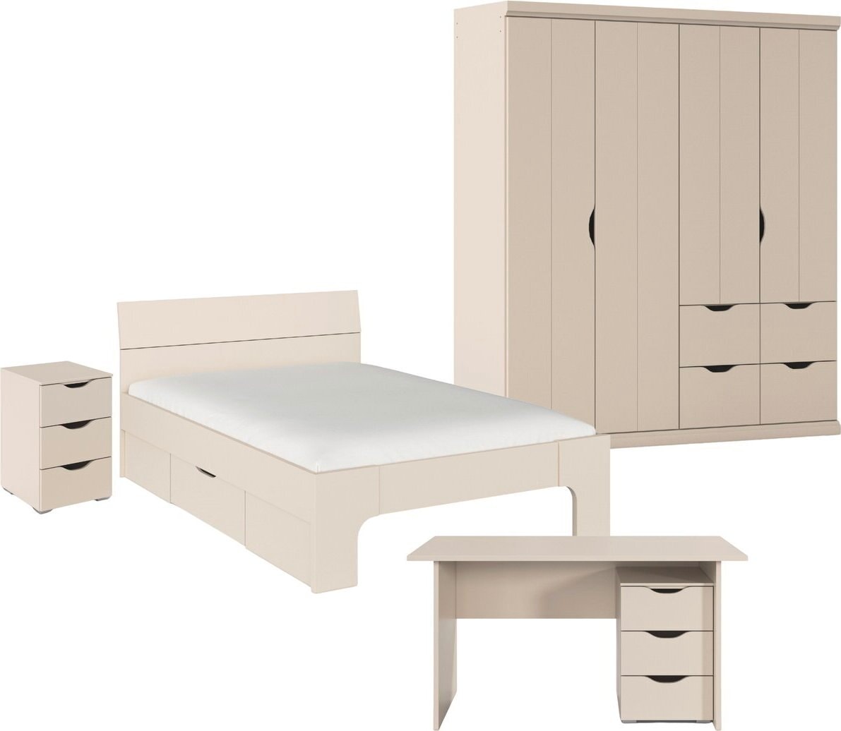 rauch Jugendzimmer-Set "Kinderzimmer Komplettzimmer Schlafzimmer-Set (4-tlg günstig online kaufen