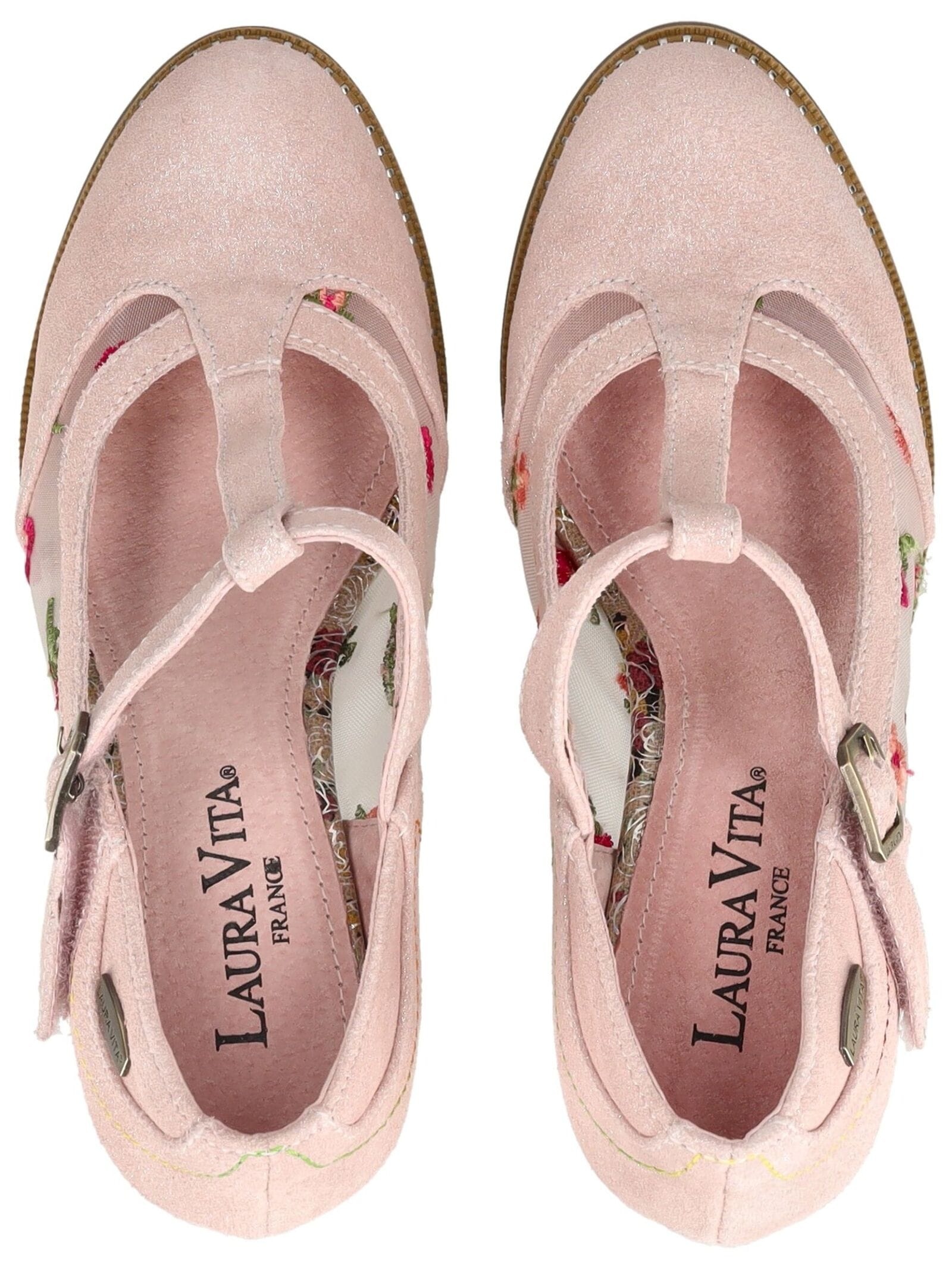 LAURA VITA High-Heel-Pumps »LAURA VITA Pumps Leder/Textil«