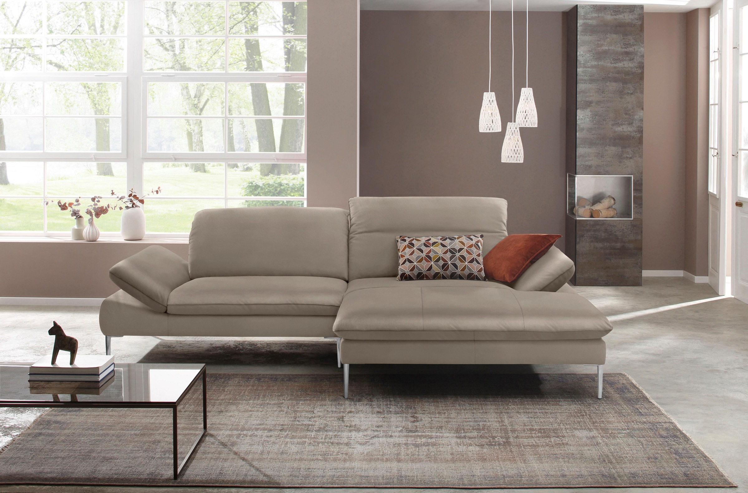 W.SCHILLIG Ecksofa "enjoy&MORE, Designsofa, elegant und bequem, L-Form" mit günstig online kaufen