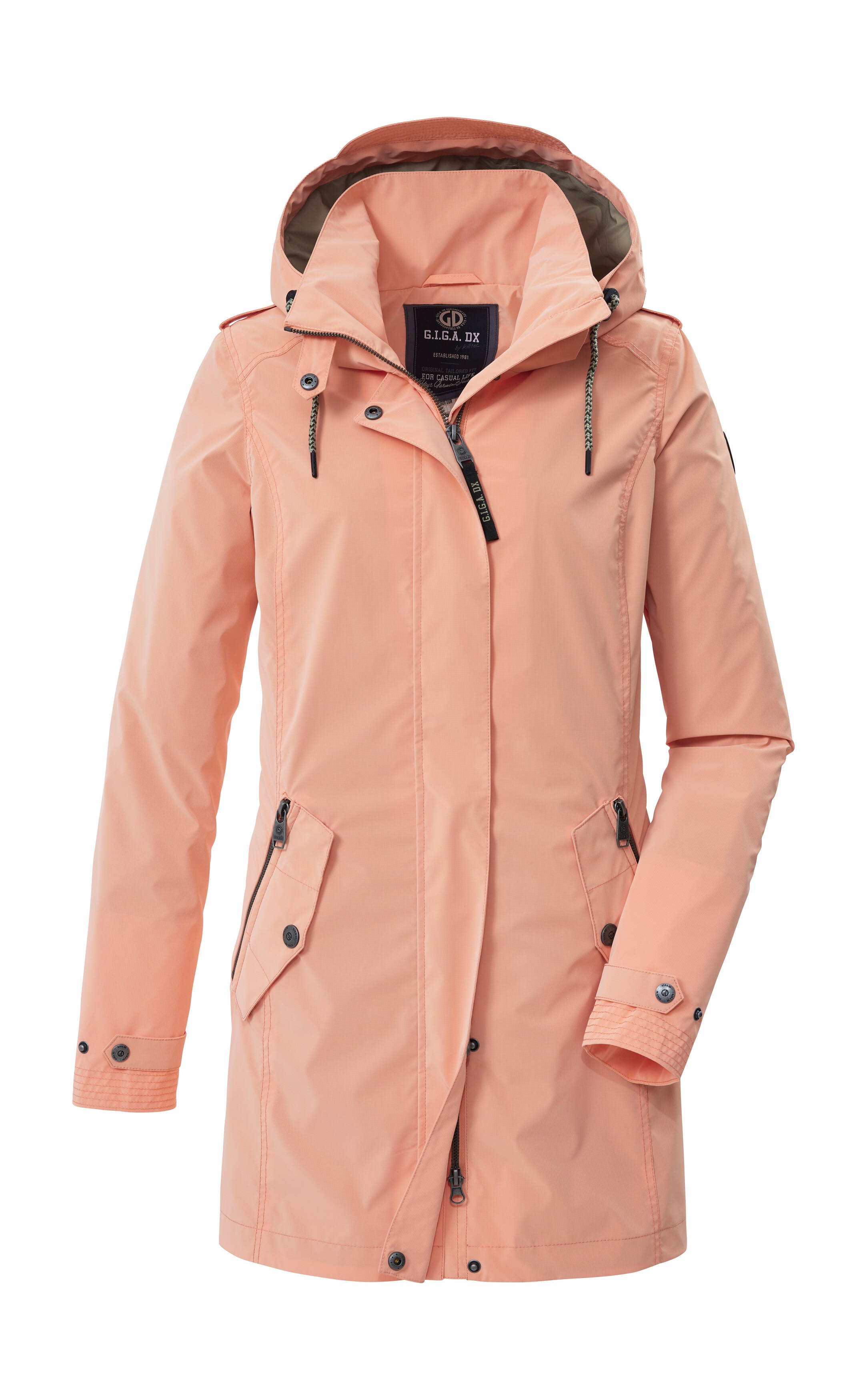 G.I.G.A. DX by killtec Parka "GS 94 WMN PRK" Funktionsparka mit verstellbarer Kapuze und Autolock-Reißverschluss