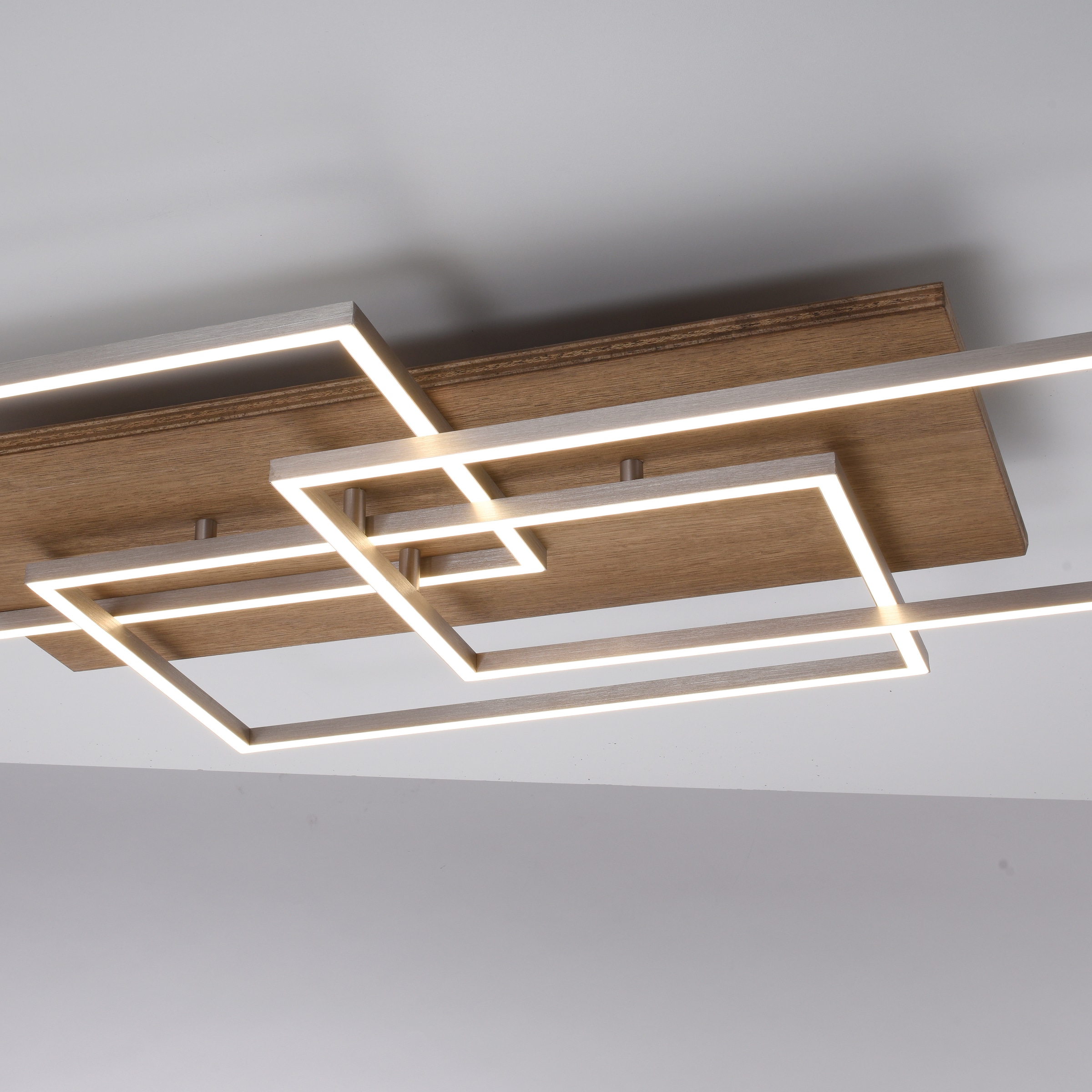 affaire »Pommerby«, 2700-5000K, Holzdekor Stahl LED Deckenleuchte Home mit CCT Funier flammig-flammig, Farbtemperatursteuerung 3 | BAUR
