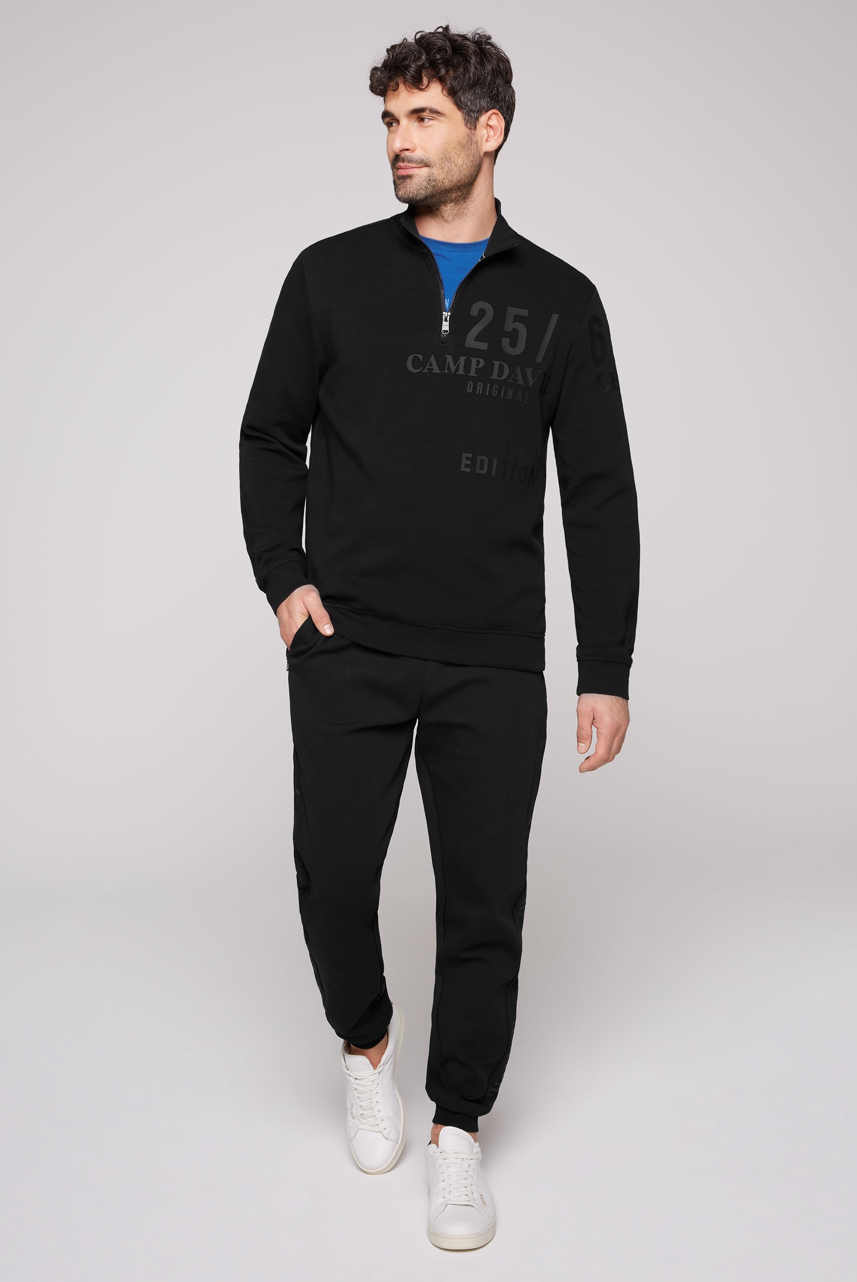 CAMP DAVID Sweatshirt, mit Marken-Schriftzug auf der Brust