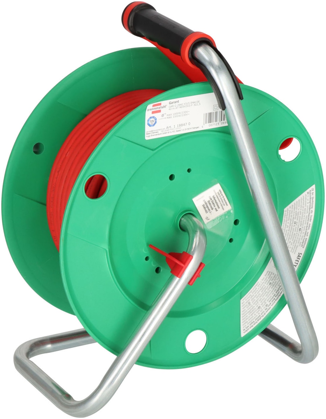 Brennenstuhl Stromkabel »ATN05V3V3-F 3G1,5, 40 m« Typ F (Schuko) 4.000 cm