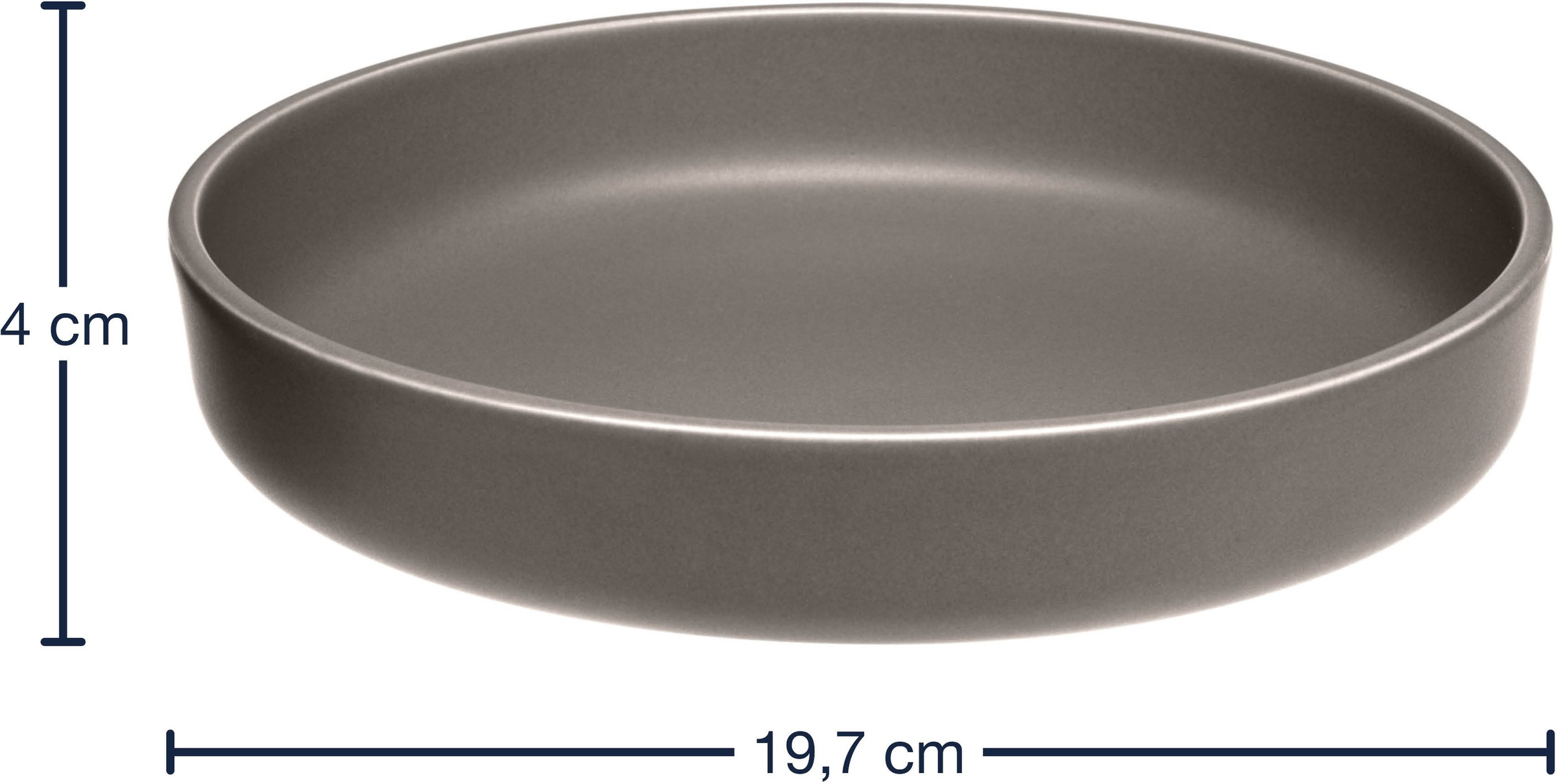 LEONARDO Teller-Set »Suppenteller ROMA, Keramikteller, ca. 20 cm, 6-teilig«, (Set, 6 tlg.), Geschirr-Set, Service, spülmaschinengeeignet