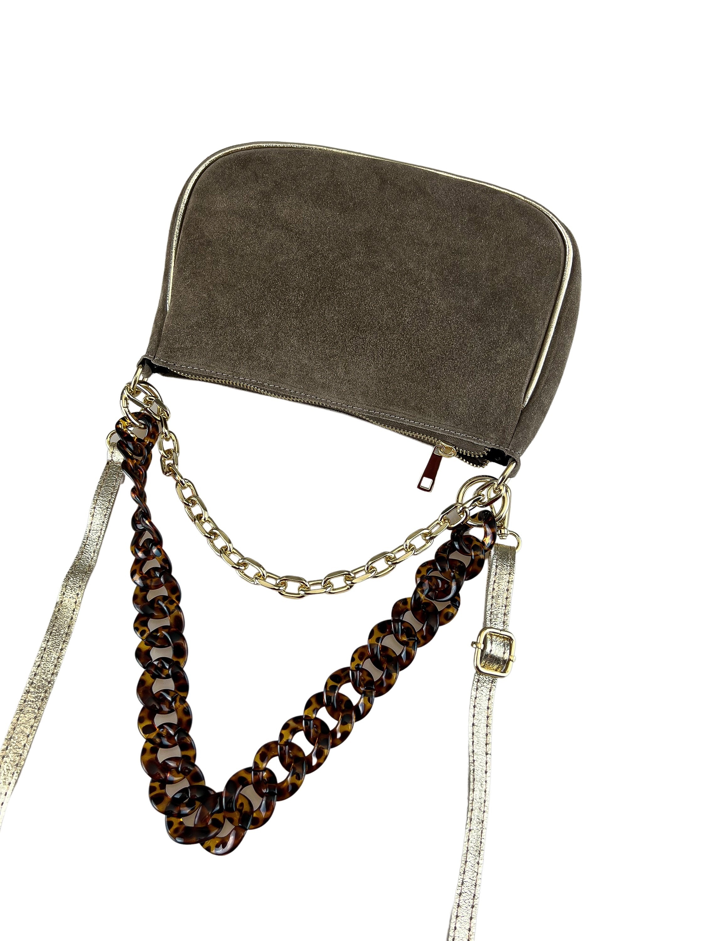 COLLEZIONE ALESSANDRO Schultertasche »Heidi«, aus Rindsleder, 3 Tragevarianten