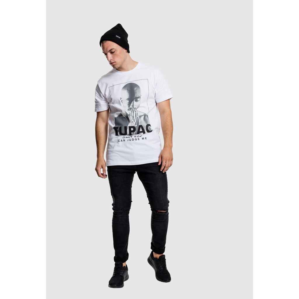 MisterTee Kurzarmshirt »MisterTee Herren 2Pac Prayer Tee«, (1 tlg.)