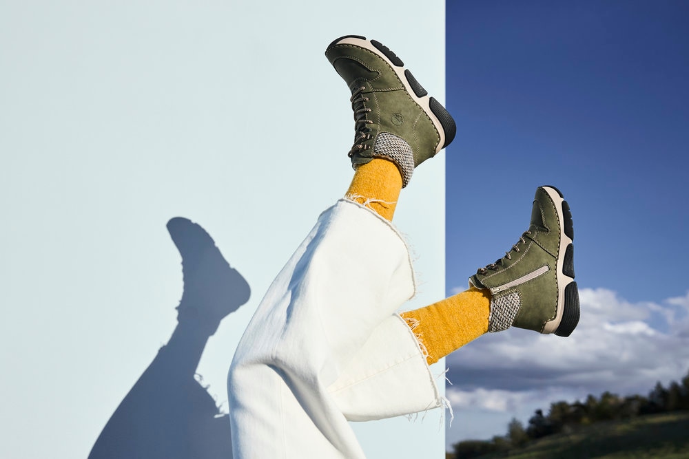 Rieker Winterboots, Schnürboots, Stiefelette mit praktischem Innenreißverschluss