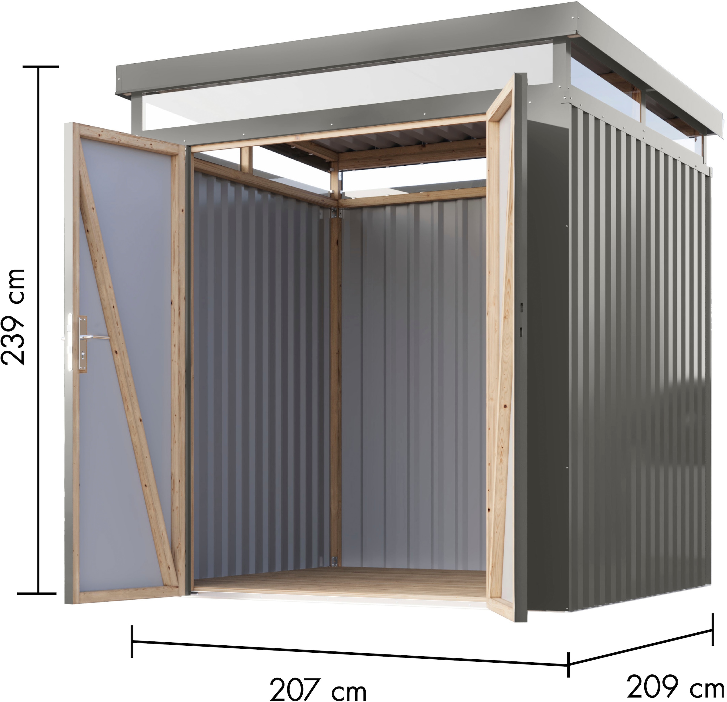 Karibu Gerätehaus »Titanium 2«