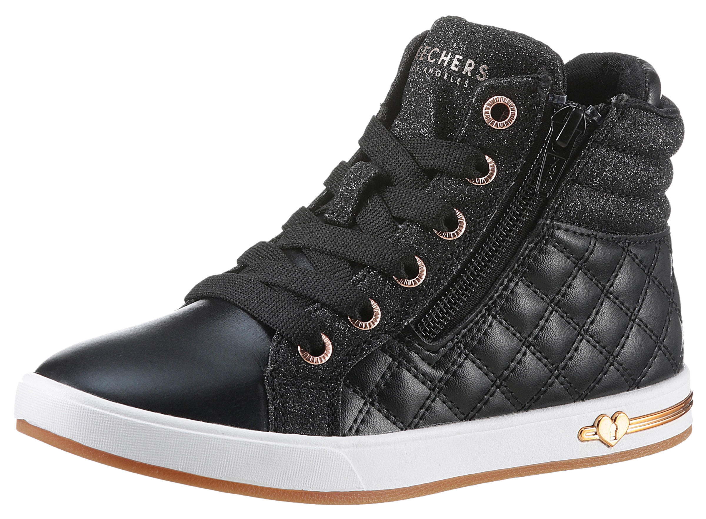 Skechers Kids Sneaker »SHOUTOUTS-QUILTED SQUAD«, mit Metallic- und  Glitzerdetails online kaufen | BAUR