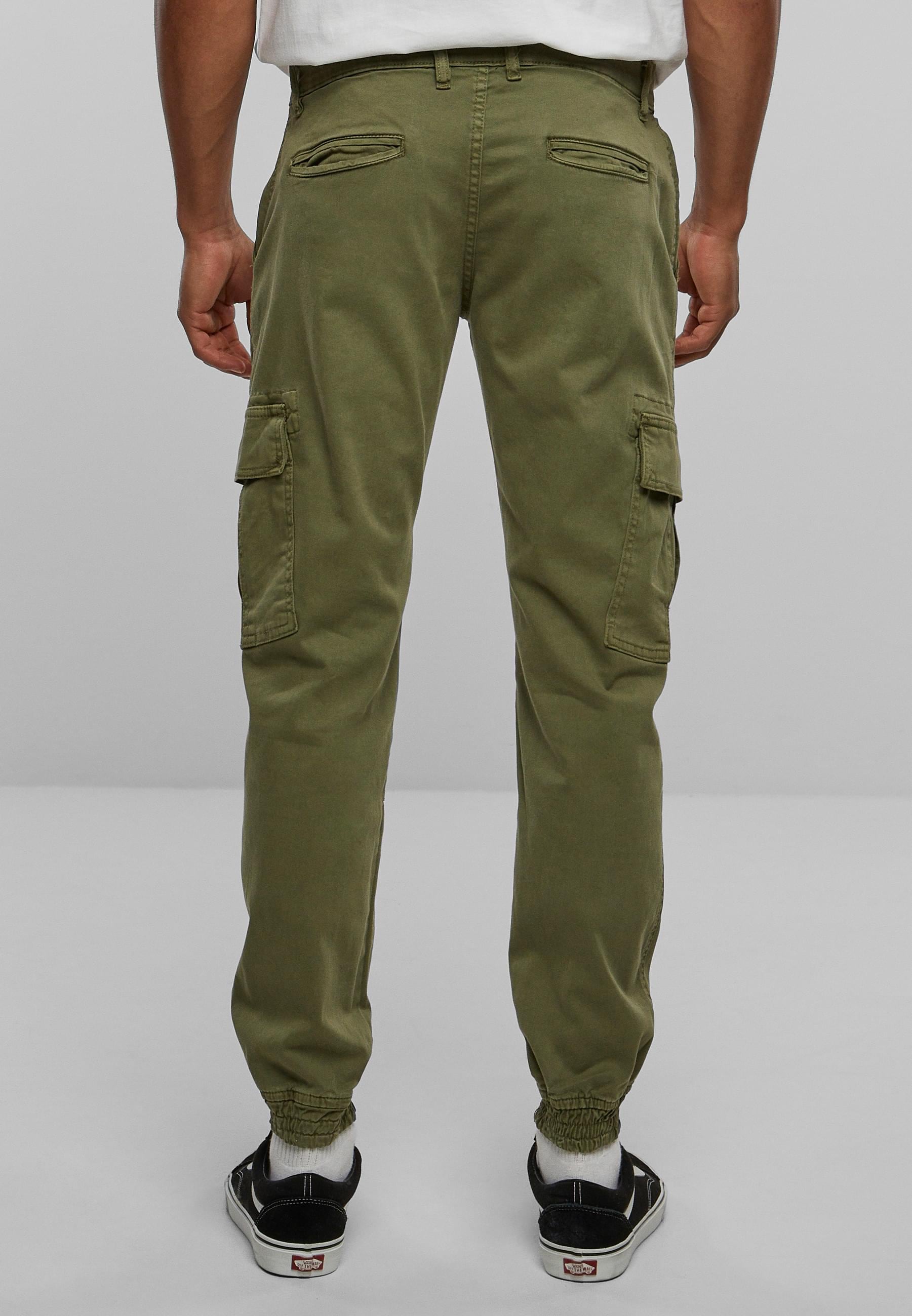 URBAN CLASSICS Cargohose »Urban Classics Herren Washed Cargo Twill Jogging Pants«, (1 tlg.)