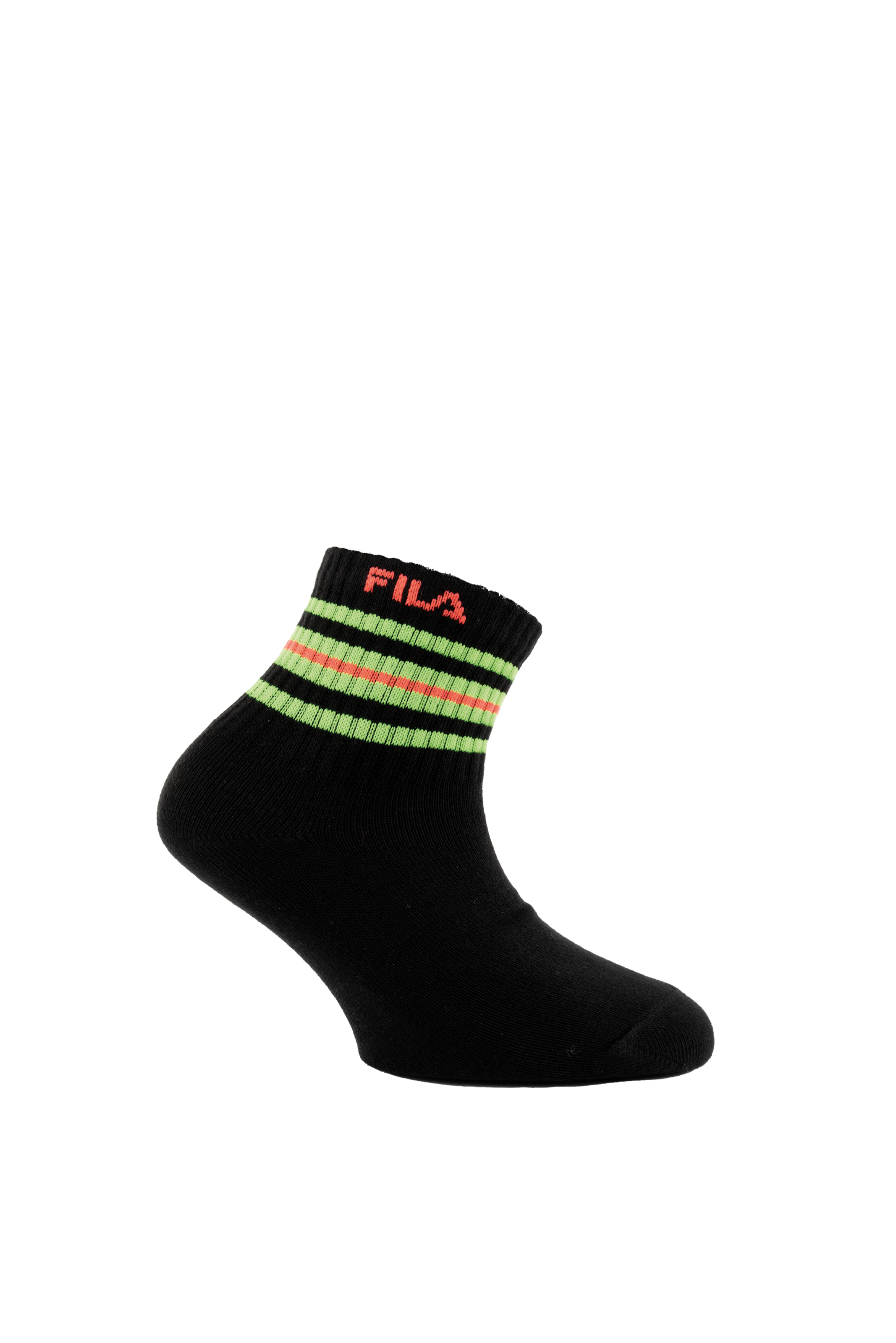 Fila Kurzsocken 6 Paar,  Cotton-Mix, mit Rippenbündchen