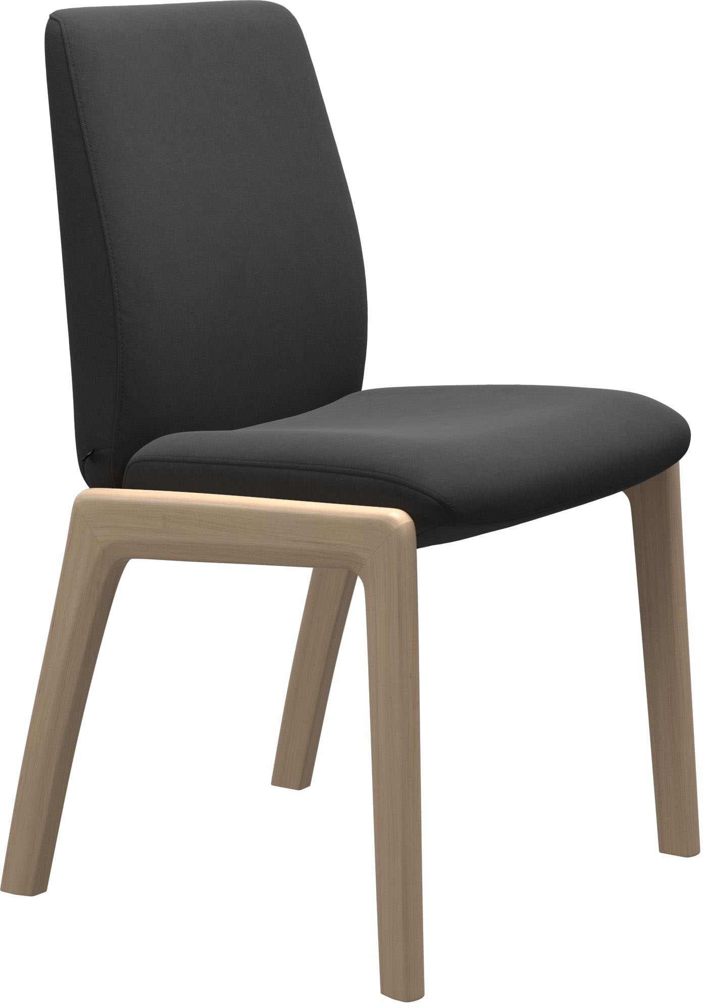 Stressless® Polsterstuhl »Laurel«, Microfaser DINAMICA, Low Back, Größe L, mit abgerundeten Beinen in Eiche natur