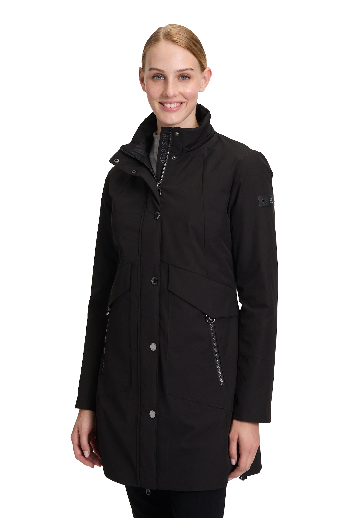 Betty Barclay Outdoorjacke »Betty Barclay Damen Outdoorjacke mit abnehmbarer Kapuze«, mit Kapuze