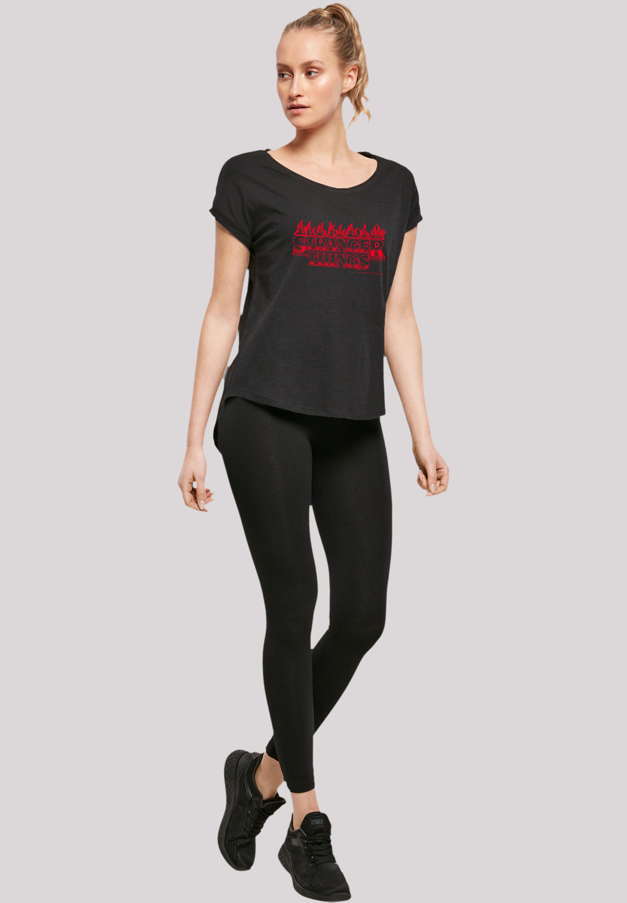 F4NT4STIC T-Shirt »Stranger Things Flames Netflix TV Series«, Premium Qualität