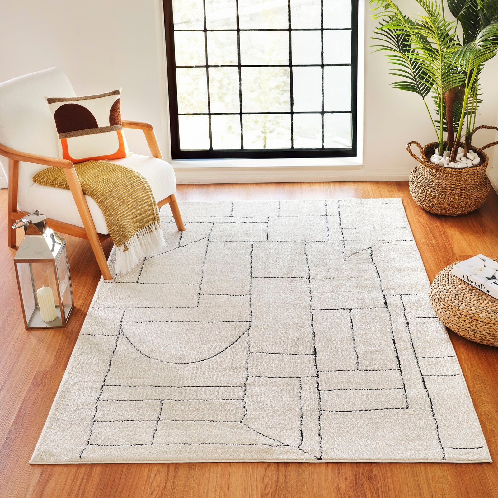 Livabliss Teppich "BARI" rechteckig 14 mm Höhe Skandi Design, Modern Boho K günstig online kaufen