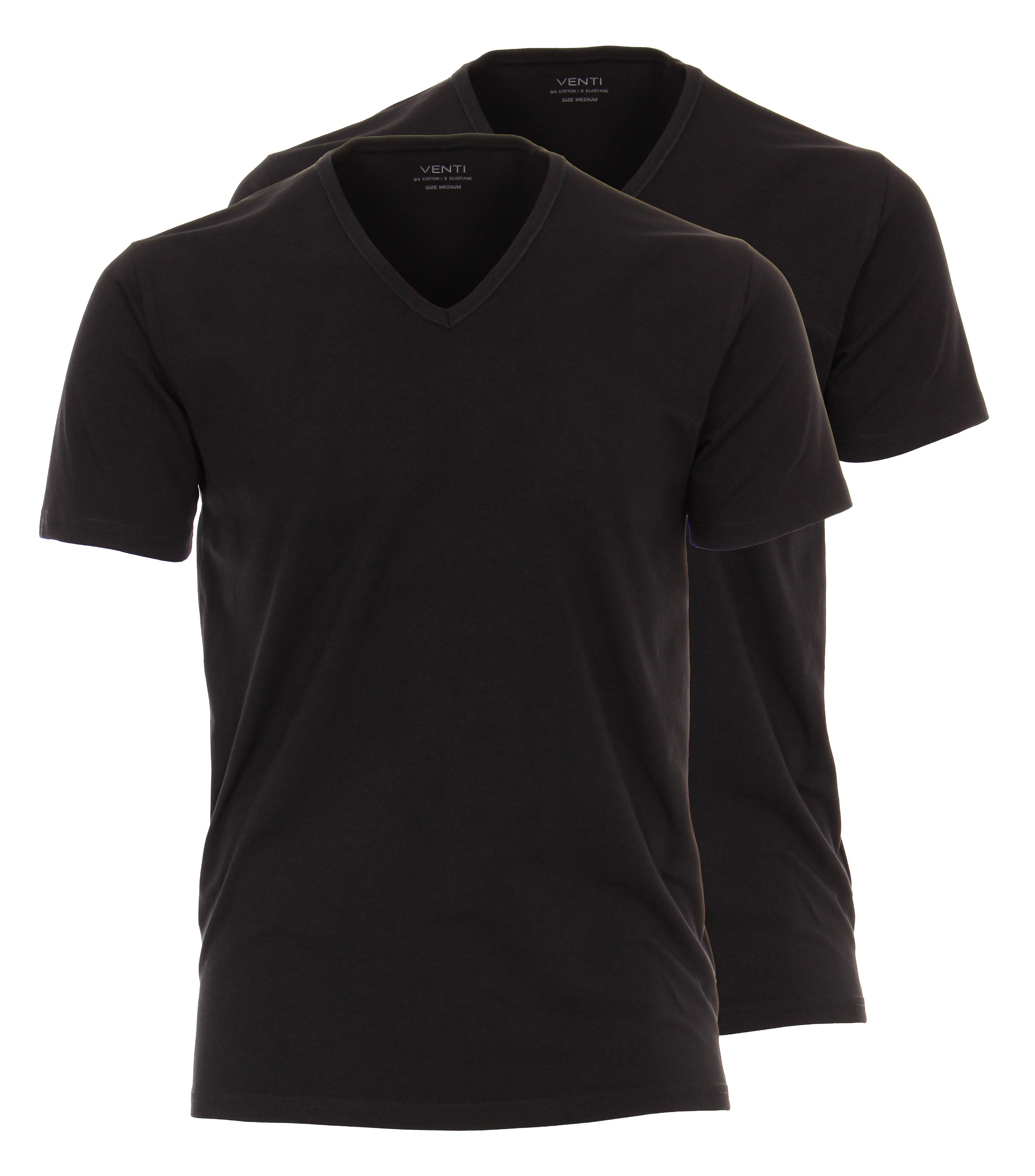 VENTI Doppelpack T-Shirt Black XXL 3